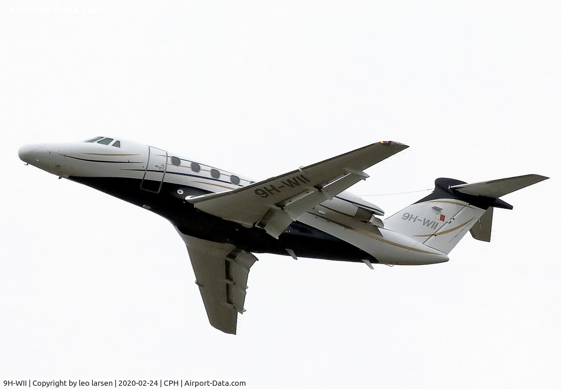 9H-WII, 1998 Cessna 650 Citation VII C/N 650-7090, Copenhagen 24.2.2020