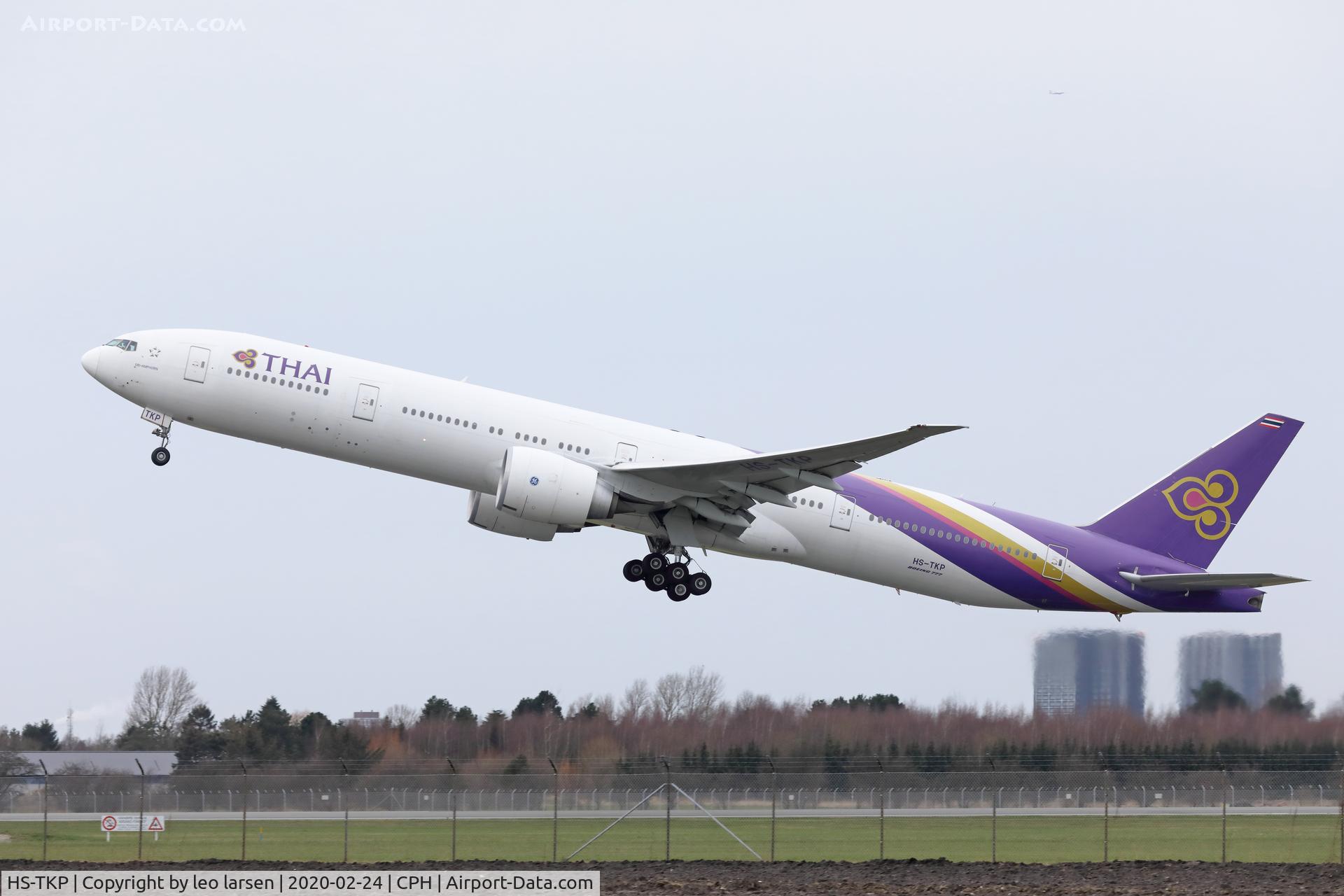 HS-TKP, 2013 Boeing 777-3AL/ER C/N 41525, Copenhagen 24.2.2020