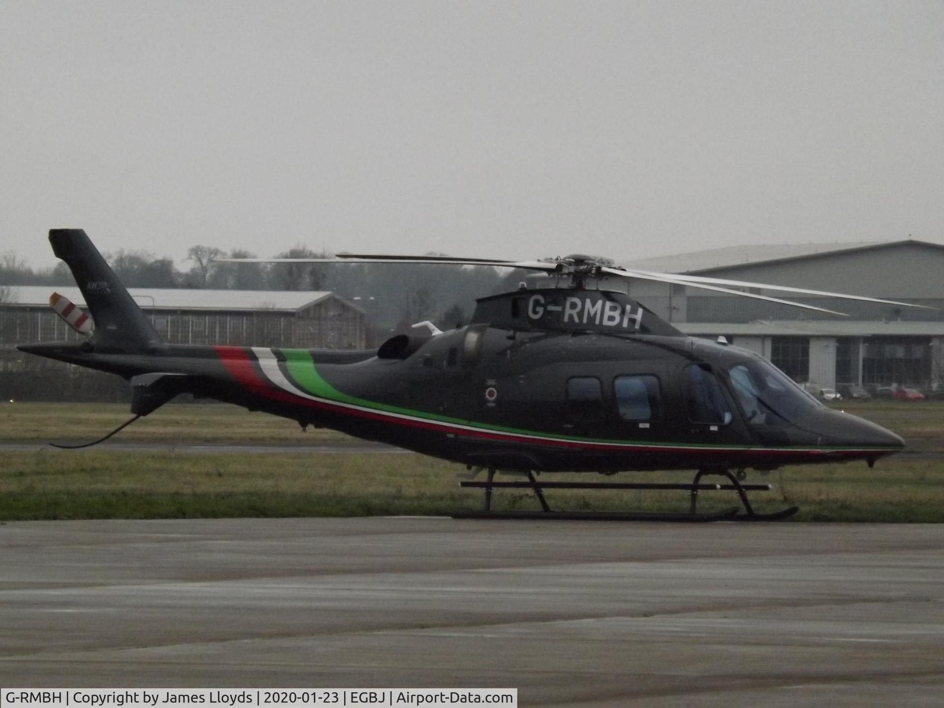 G-RMBH, 2019 Agusta A-109S Trekker C/N 22733, Parked up at Gloucestershire Airport.
