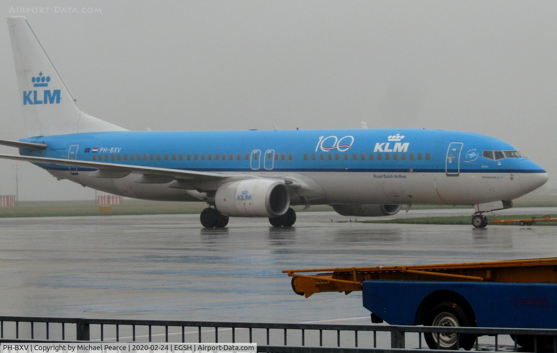 PH-BXV, 2007 Boeing 737-8K2 C/N 30370, 