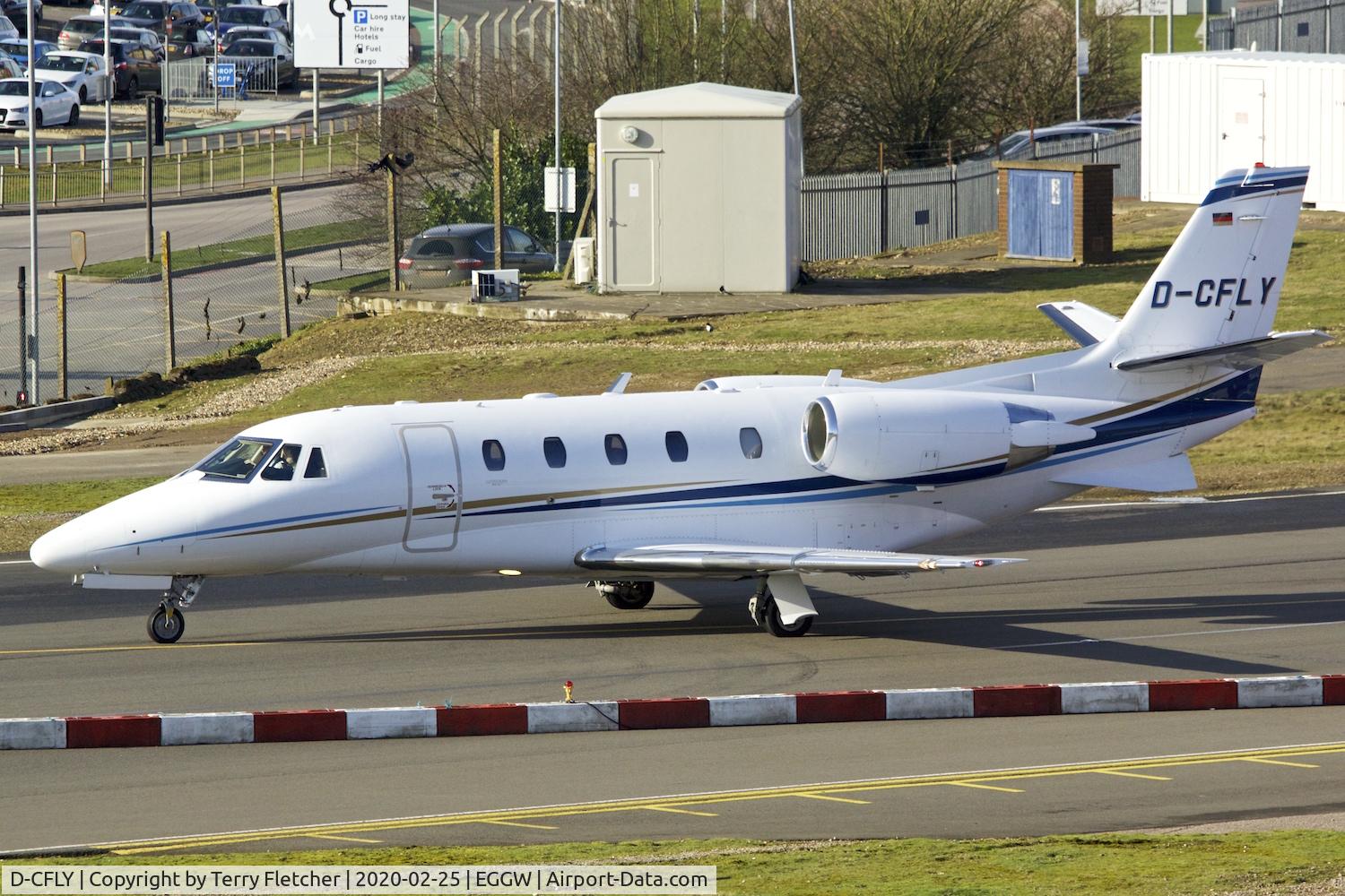 D-CFLY, 2009 Cessna 560 Citation XLS+ C/N 560-6014, At Luton