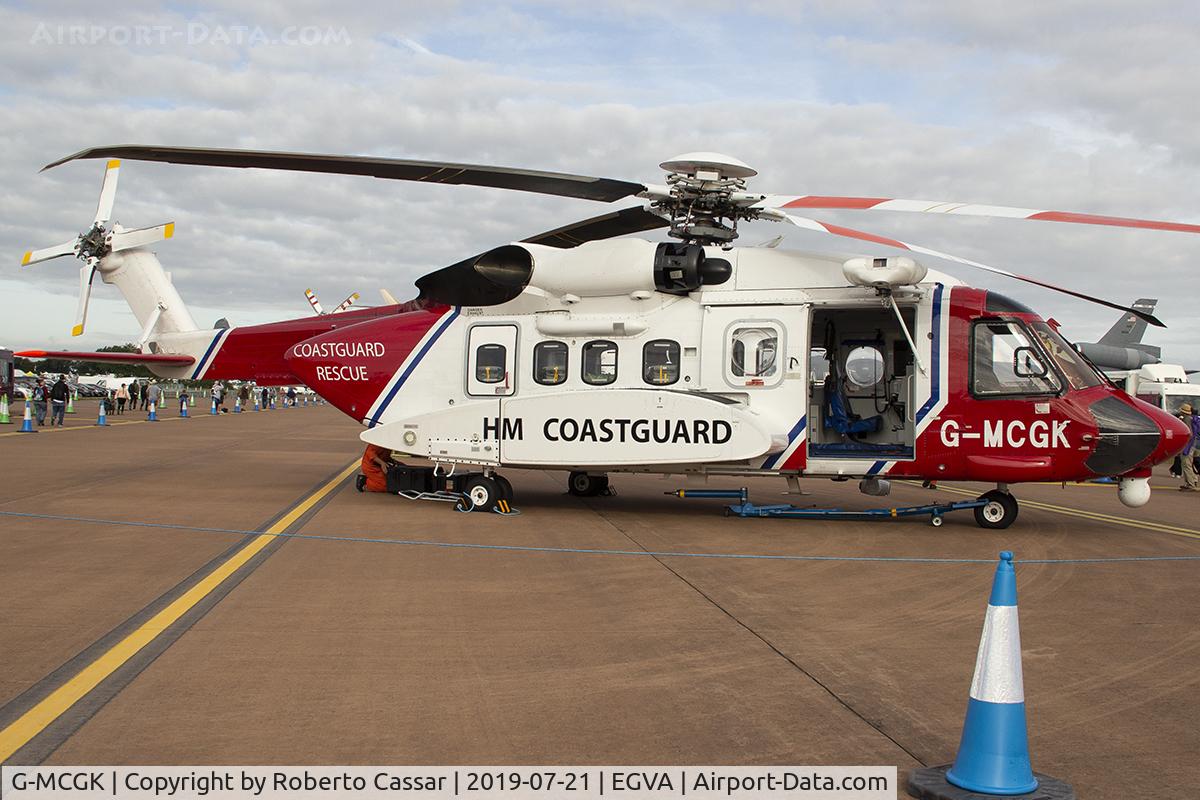 G-MCGK, 2014 Sikorsky S-92A C/N 920251, RIAT19