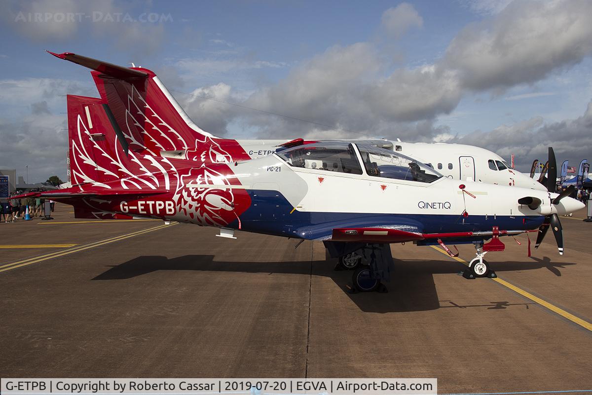 G-ETPB, 2017 Pilatus PC-21 C/N 311, RIAT19
