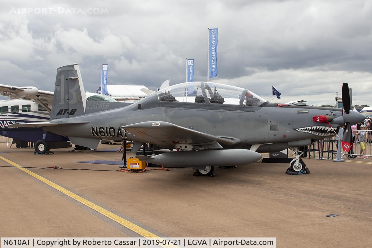N610AT, 2009 Beechcraft AT-6 Wolverine C/N AT-1, RIAT19