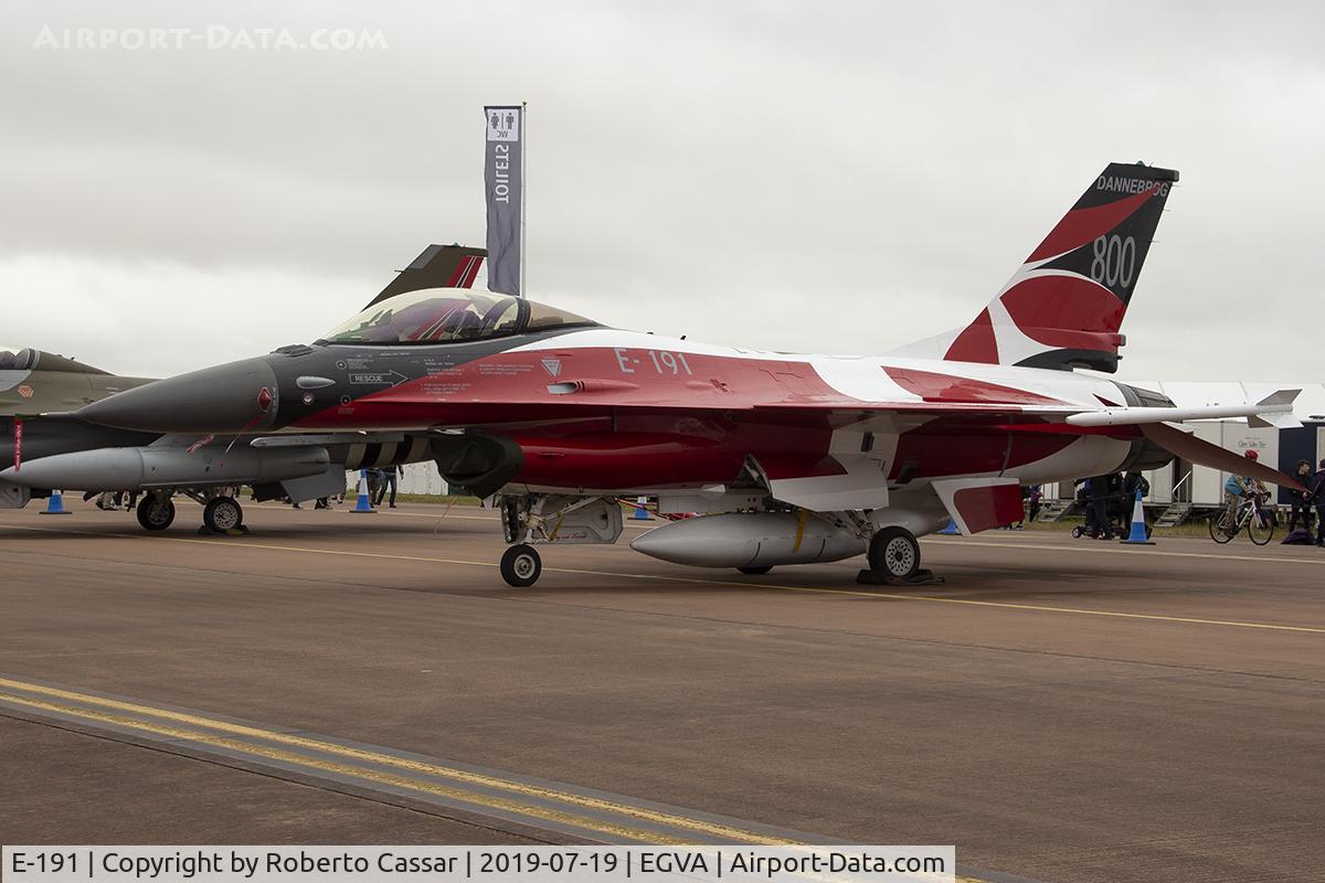 E-191, 1978 SABCA F-16AM Fighting Falcon C/N 6F-18, RIAT19