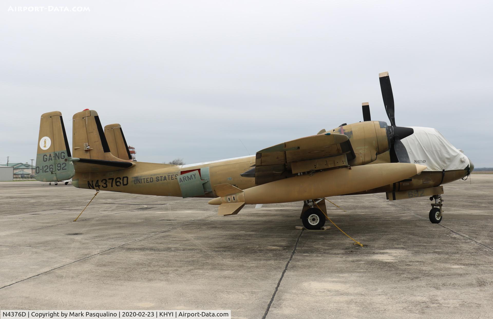 N4376D, 1961 Grumman OV-1C Mohawk C/N 35C, Grumman OV-1C