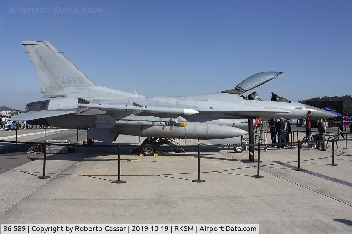 86-589, Lockheed Martin F-16C C/N 5A-14, Seoul ADEX 2019