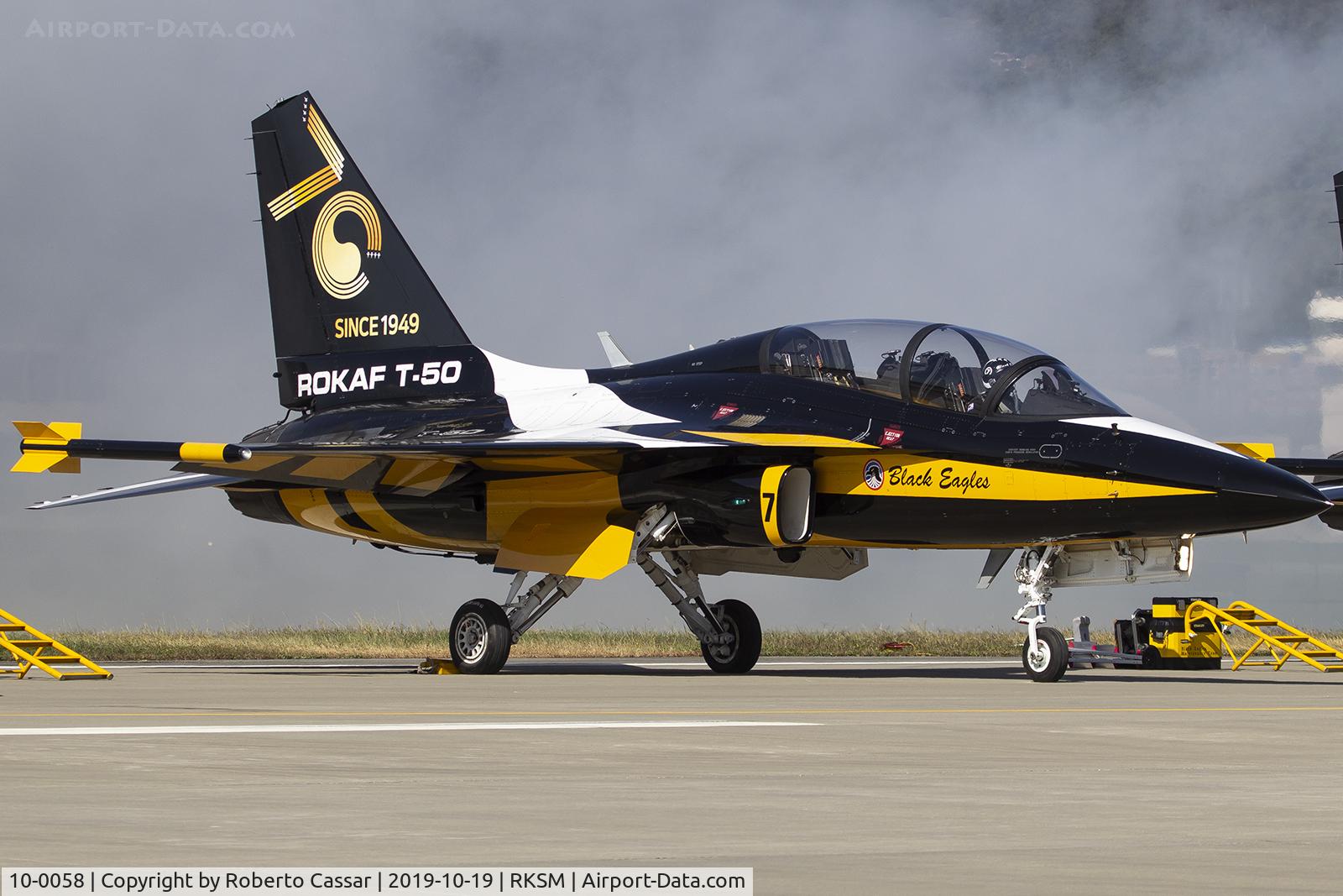 10-0058, Korean Aerospace Industries T-50B Golden Eagle C/N KA-058, Seoul ADEX 2019