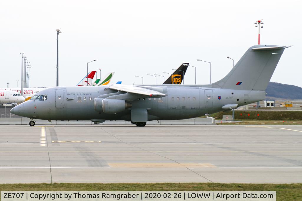 ZE707, 1991 British Aerospace BAe.146-200QC Quick Change C/N E2188, UK - Air Force BAe 146-200