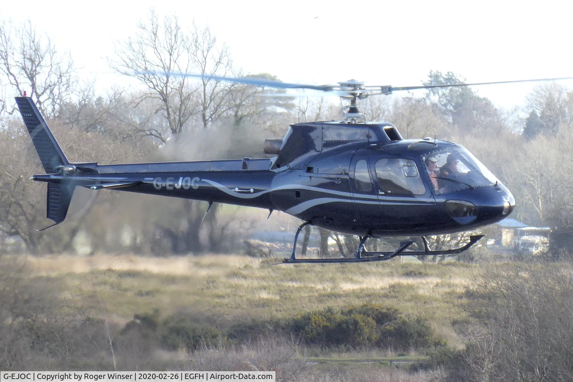 G-EJOC, 1981 Aerospatiale AS-350B Ecureuil C/N 1465, Resident Ecureuil helicopter.