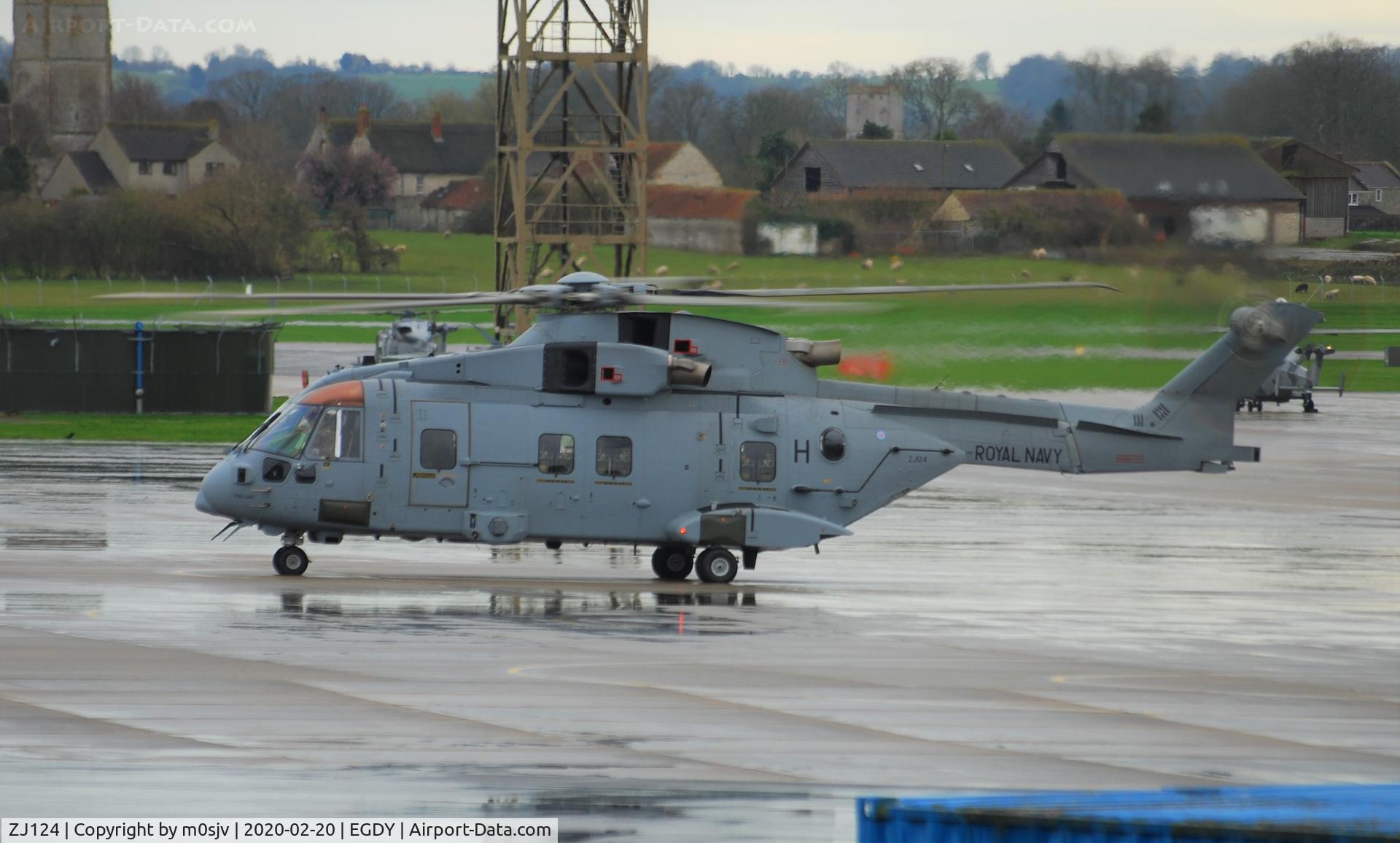 ZJ124, Westland Merin HC.4 C/N 50133/RAF08, TAKEN FROM THE STEPS UP TO RNAS YEOVILTON MUSEUM