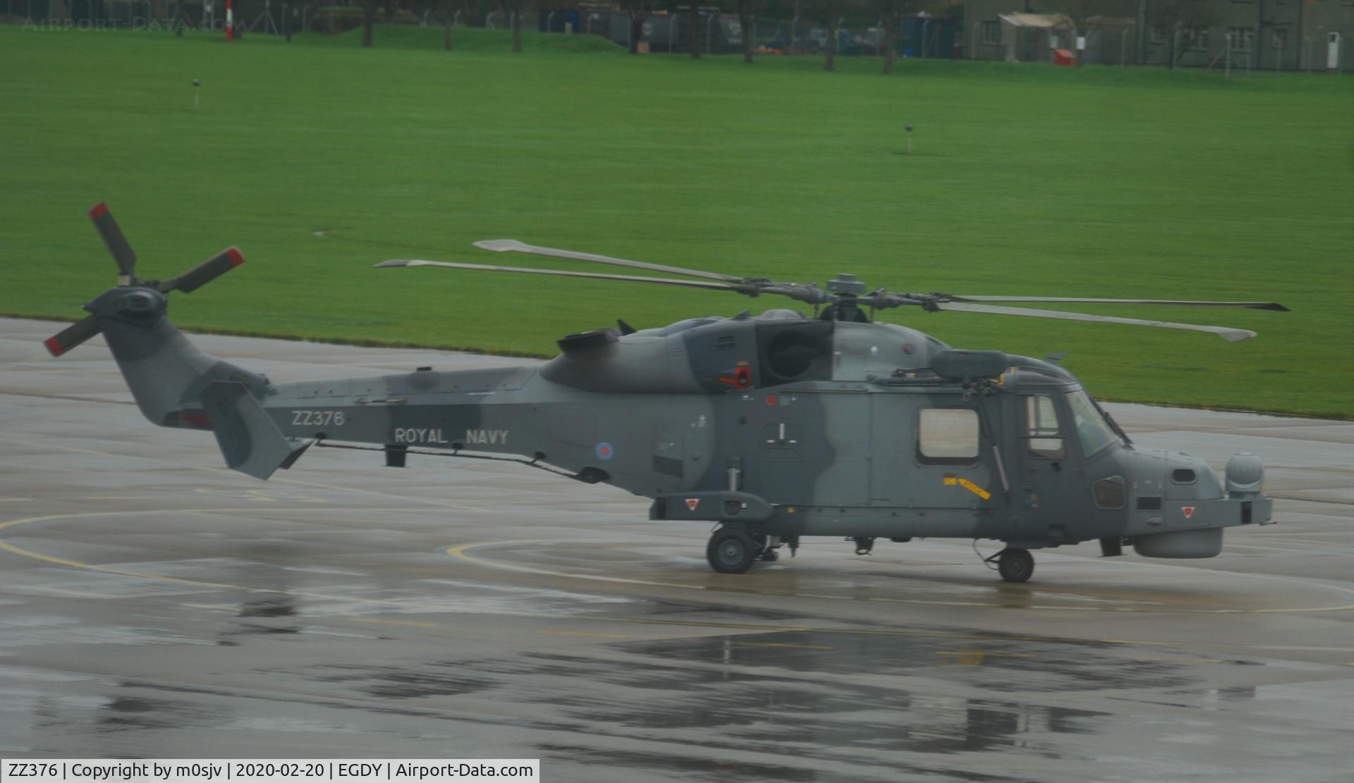 ZZ376, 2013 AgustaWestland AW-159 Wildcat HMA.2 C/N 495, Taken from the viewing area of RNAS Yeovilton Museum