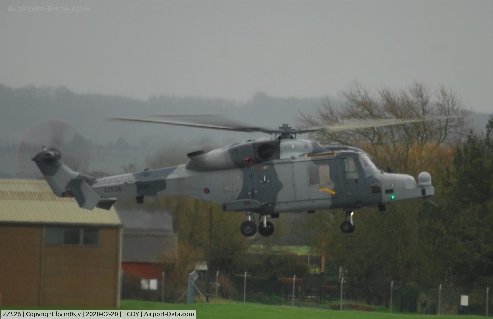 ZZ526, AgustaWestland AW-159 Wildcat AH.1 C/N 533, Taken from the viewing area of RNAS Yeovilton Museum
