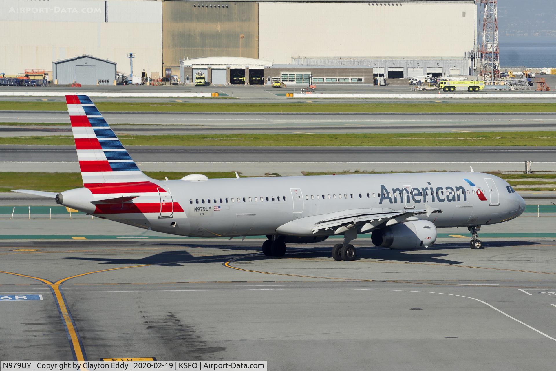 N979UY, 2013 Airbus A321-231 C/N 5763, SFO 2020.