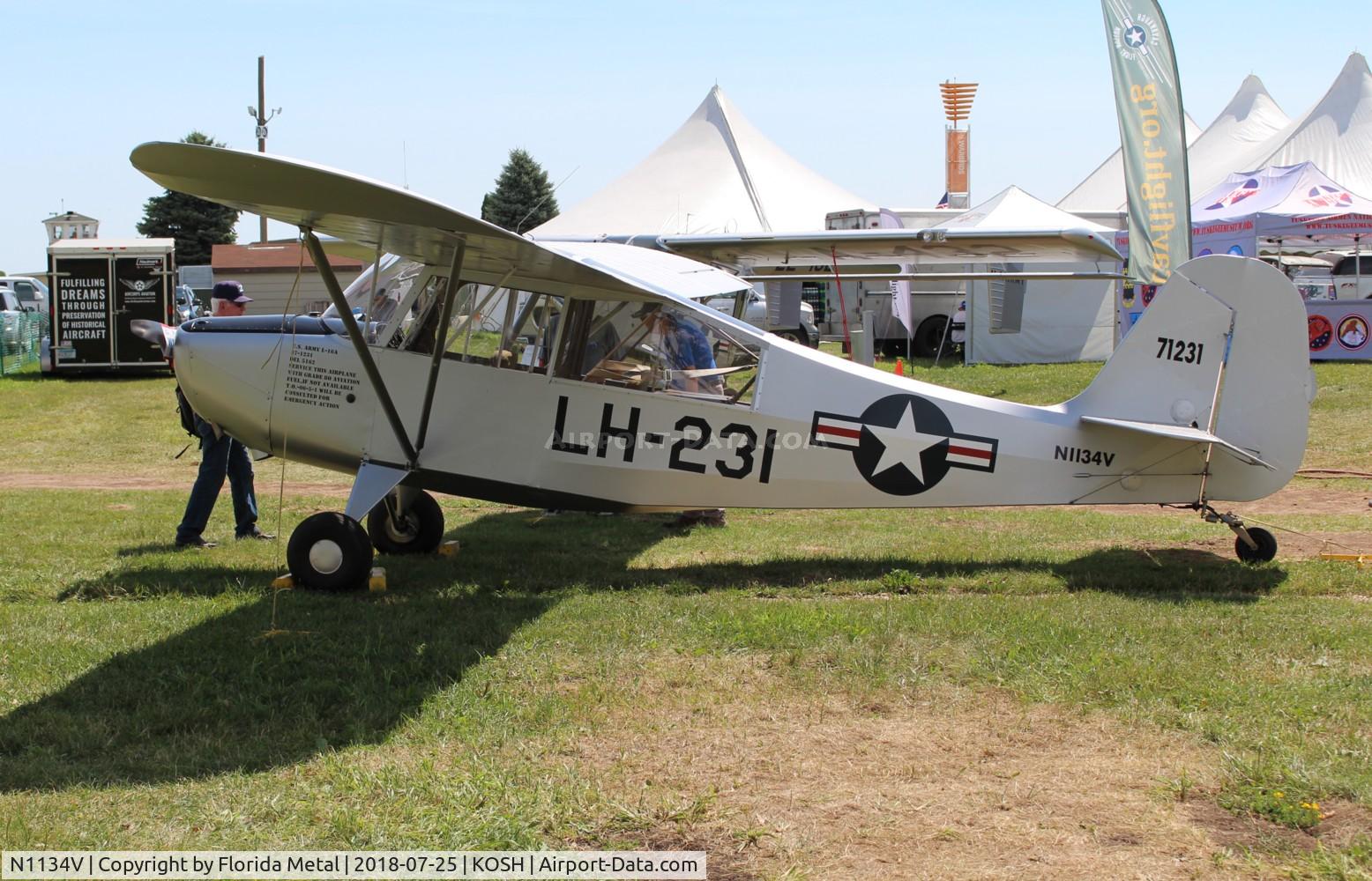 N1134V, 1946 Aeronca 7AC Champion C/N 7BCM-444, Aeronca L-16