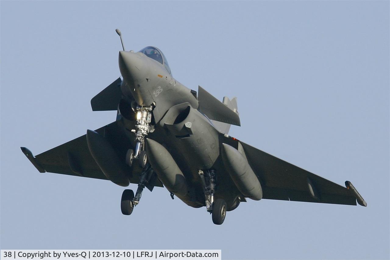 38, 2013 Dassault Rafale M C/N 38, Dassault Rafale M, On final rwy 26, Landivisiau Naval Air Base (LFRJ)