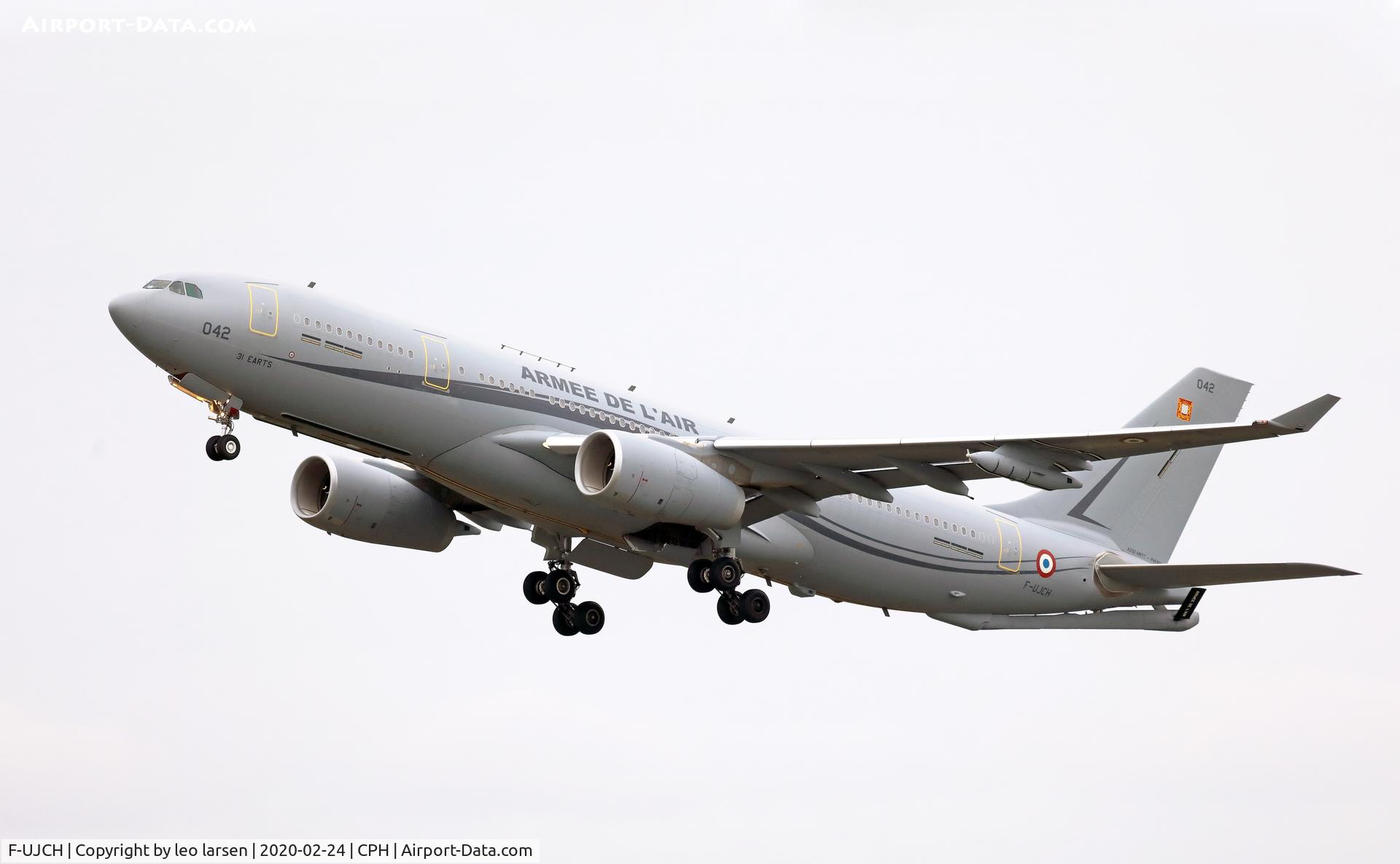 F-UJCH, 2017 Airbus A330-243MRTT C/N 1808, Copenhagen 24.2.2020 T/O R-22R