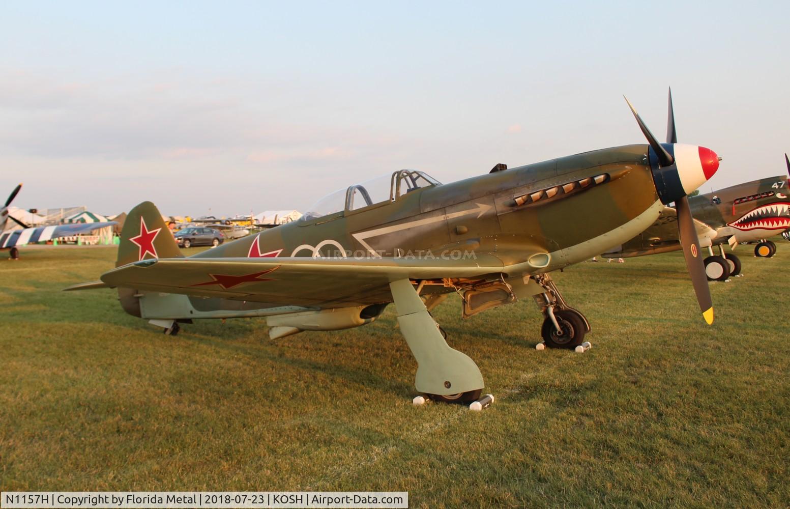 N1157H, 1994 Yakovlev Yak-9U-M C/N 0470402, Yak-9U