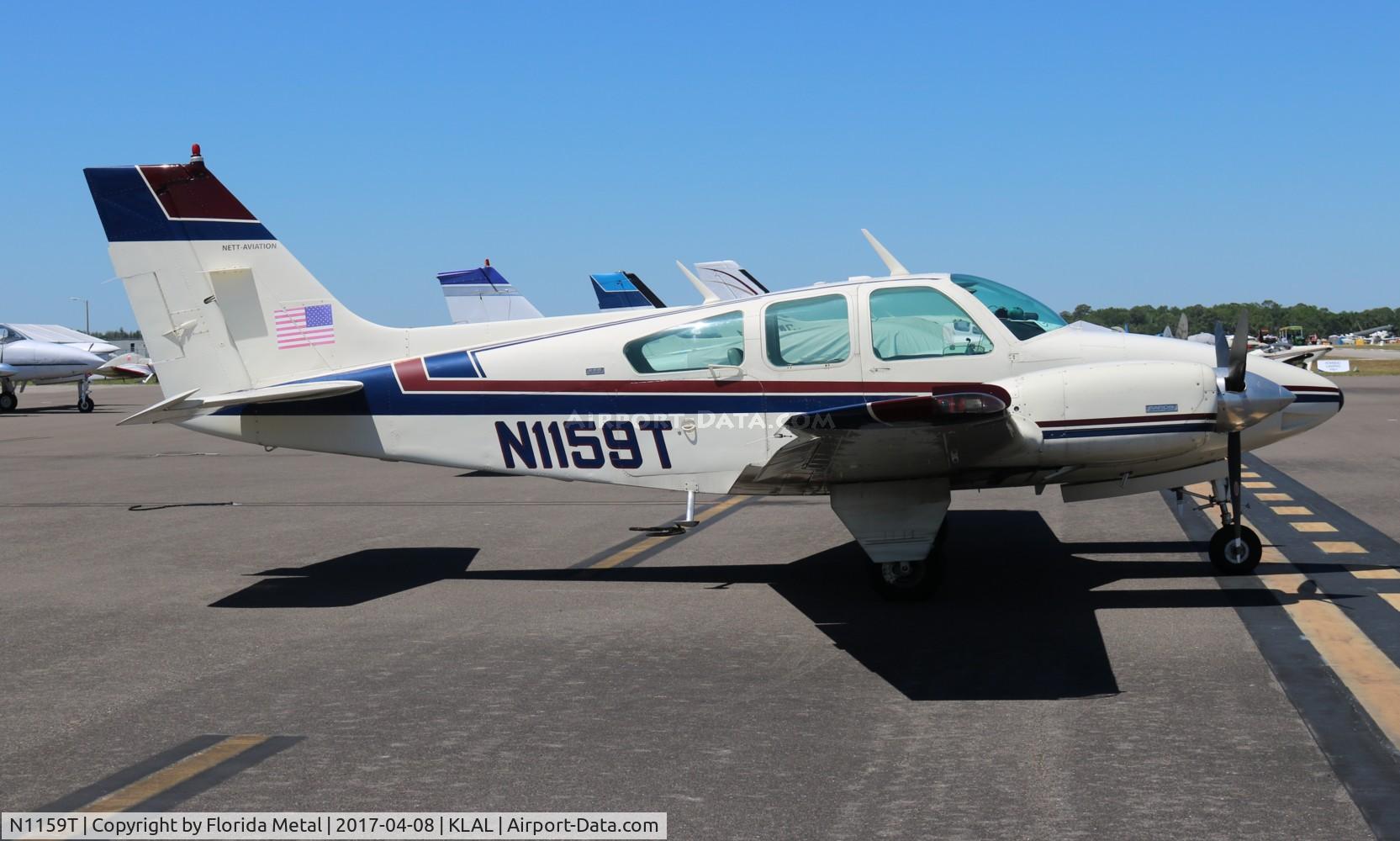 N1159T, 1974 Beech 95-B55 (T42A) Baron C/N TC-1784, Beech 55