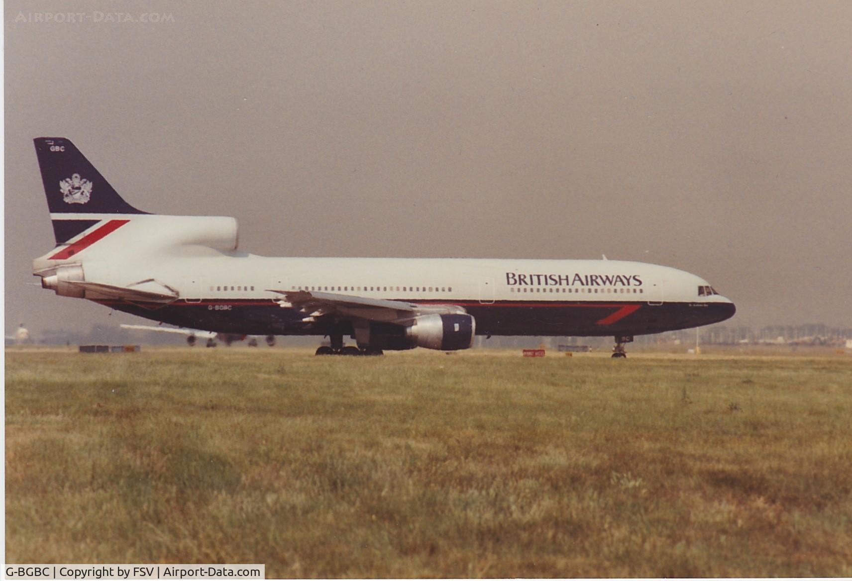 G-BGBC, 1980 Lockheed L-1011-385-1-15 TriStar 100 C/N 193N-1182, Location and Date Unknown
