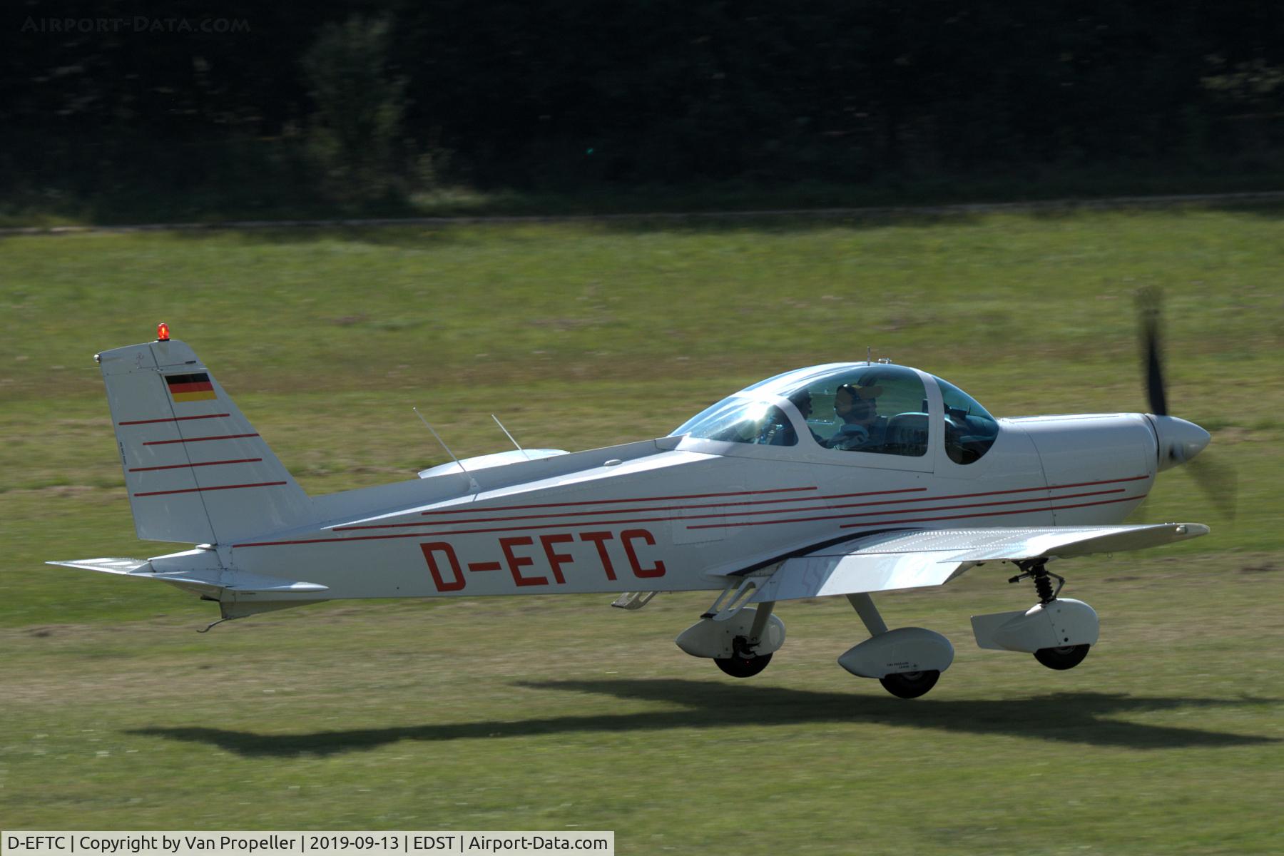 D-EFTC, 1972 Bolkow Bo-209 Monsun C/N 172, Bölkow Bo 209 Monsun 150FF landing at Hahnweide airfield, Germany. OTT 2019