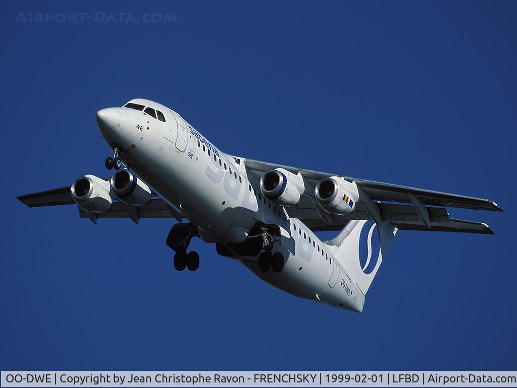 OO-DWE, 1998 British Aerospace Avro 146-RJ100 C/N E3327, DAT Delta Air Transport