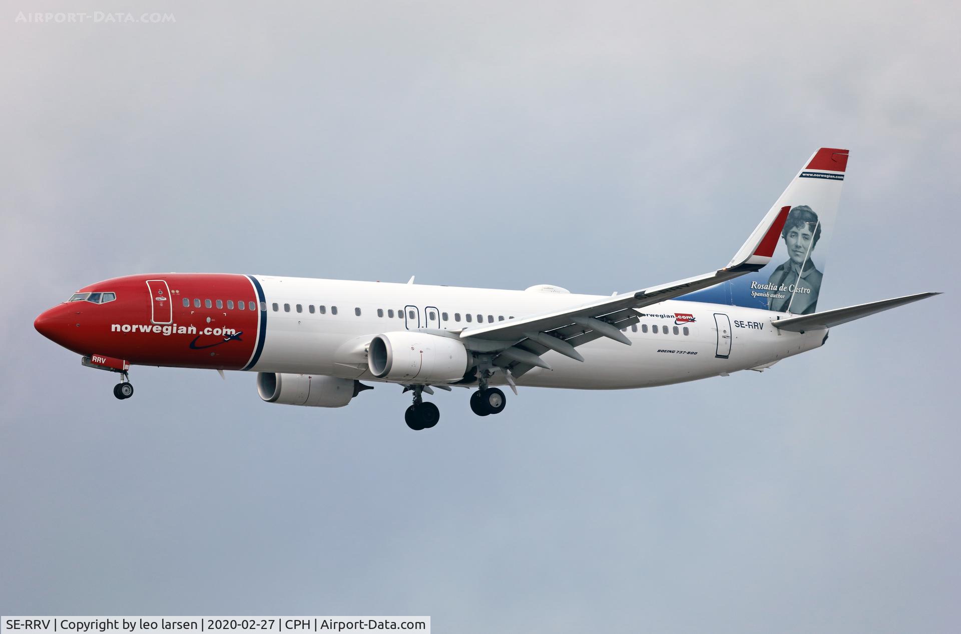 SE-RRV, 2017 Boeing 737-86N C/N 42084, Copenhagen 27.2.2020. ex EI-FVL