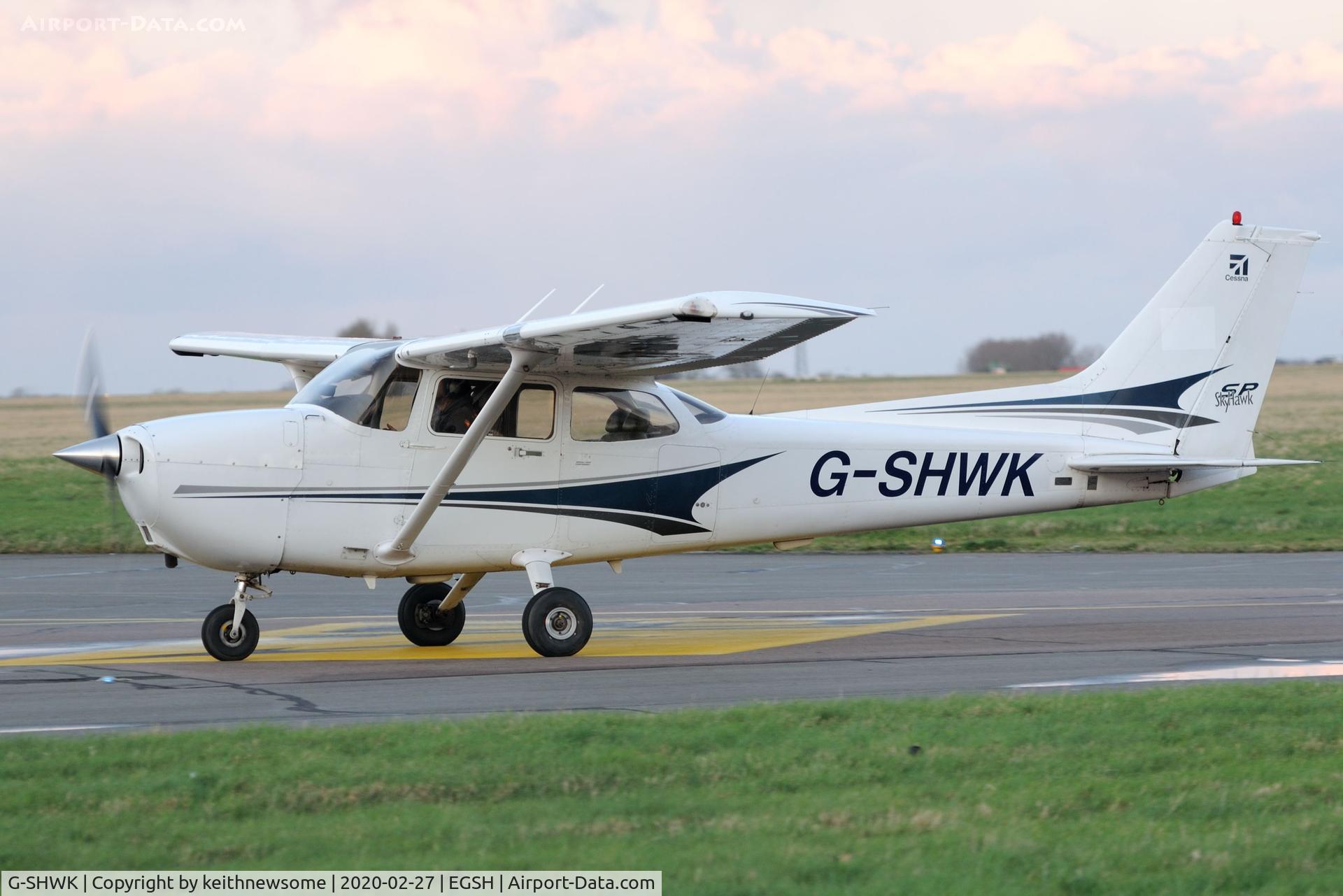 G-SHWK, 2004 Cessna 172S Skyhawk SP C/N 172S9642, Weather diversion from Cambridge.