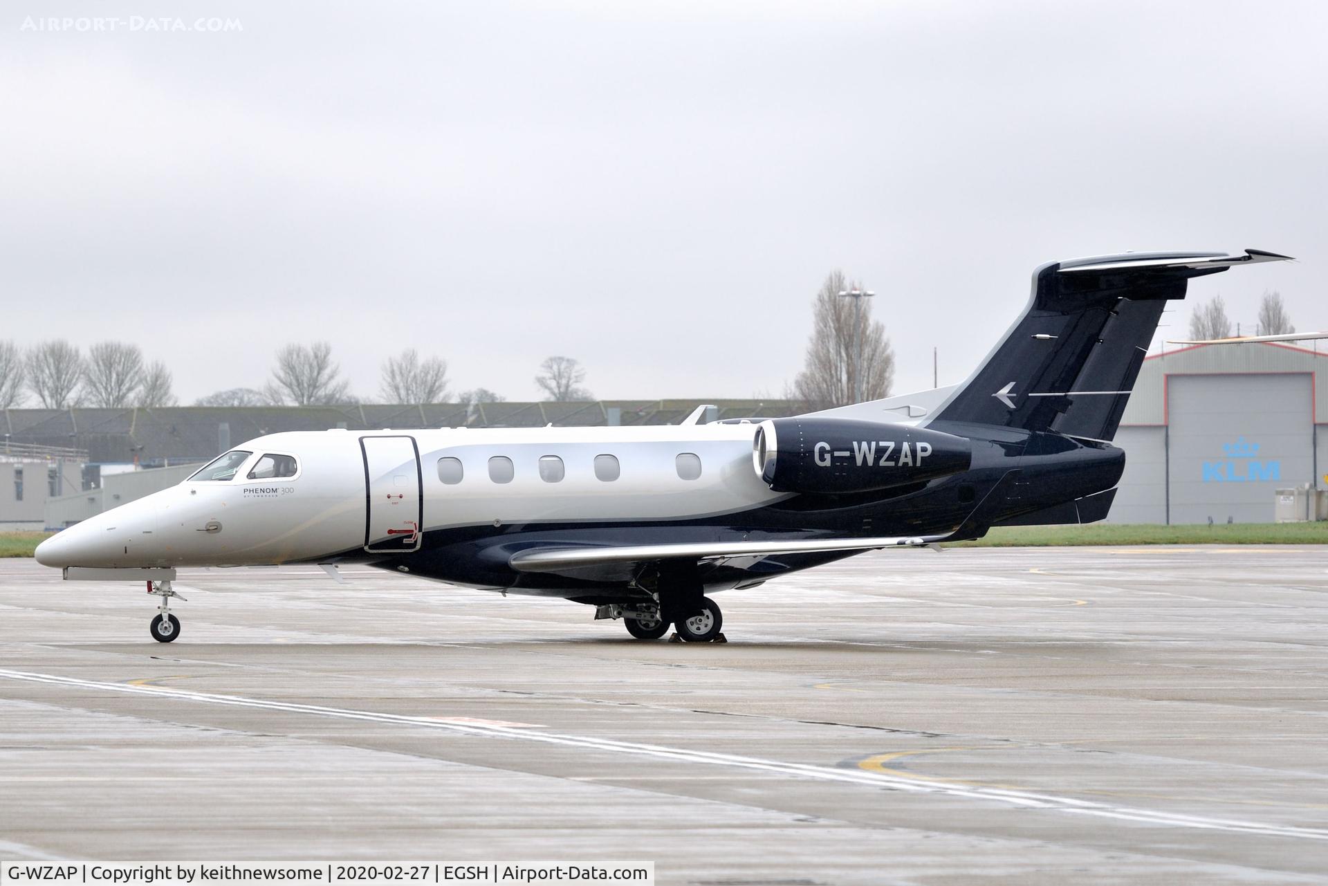 G-WZAP, 2017 Embraer EMB-505 Phenom 300 C/N 50500438, Regular Visitor.
