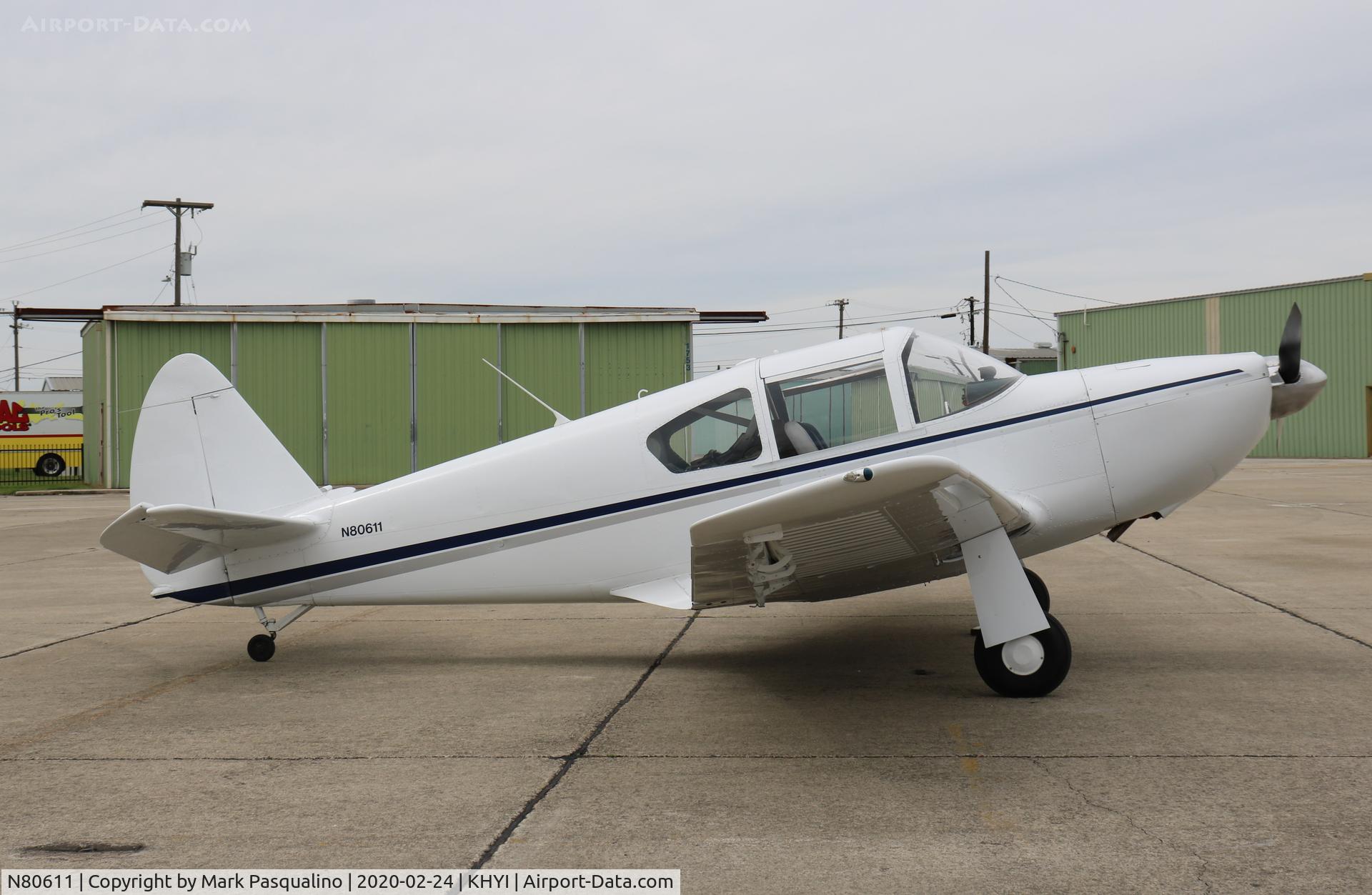 N80611, 1946 Globe GC-1B Swift C/N 1016, Swift CG-1B