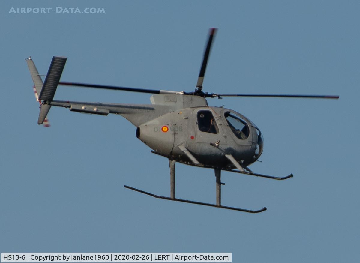 HS13-6, Hughes 369HM C/N 93-0231M, Rota Naval Air Station