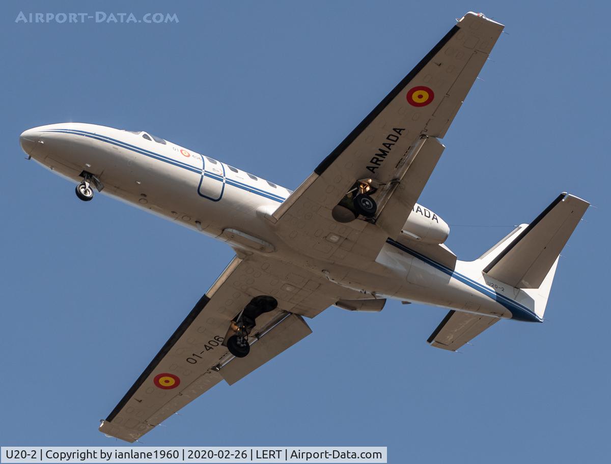 U20-2, 1982 Cessna 550 Citation Bravo C/N 550-0446, At Rota Naval Air Station