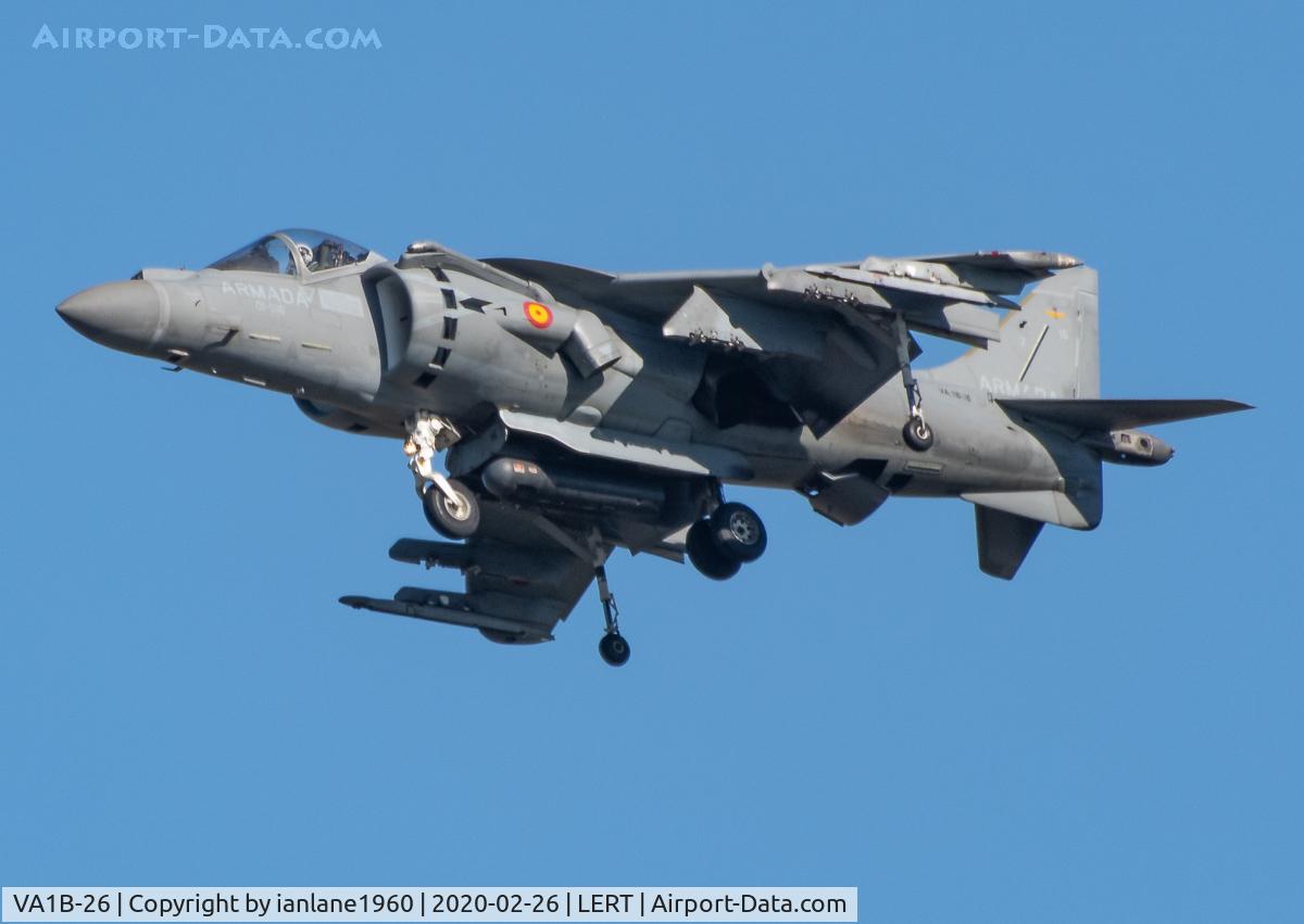 VA1B-26, McDonnell Douglas EAV-8B+ Matador II C/N E15/SP-03, At Rota Naval Air Station