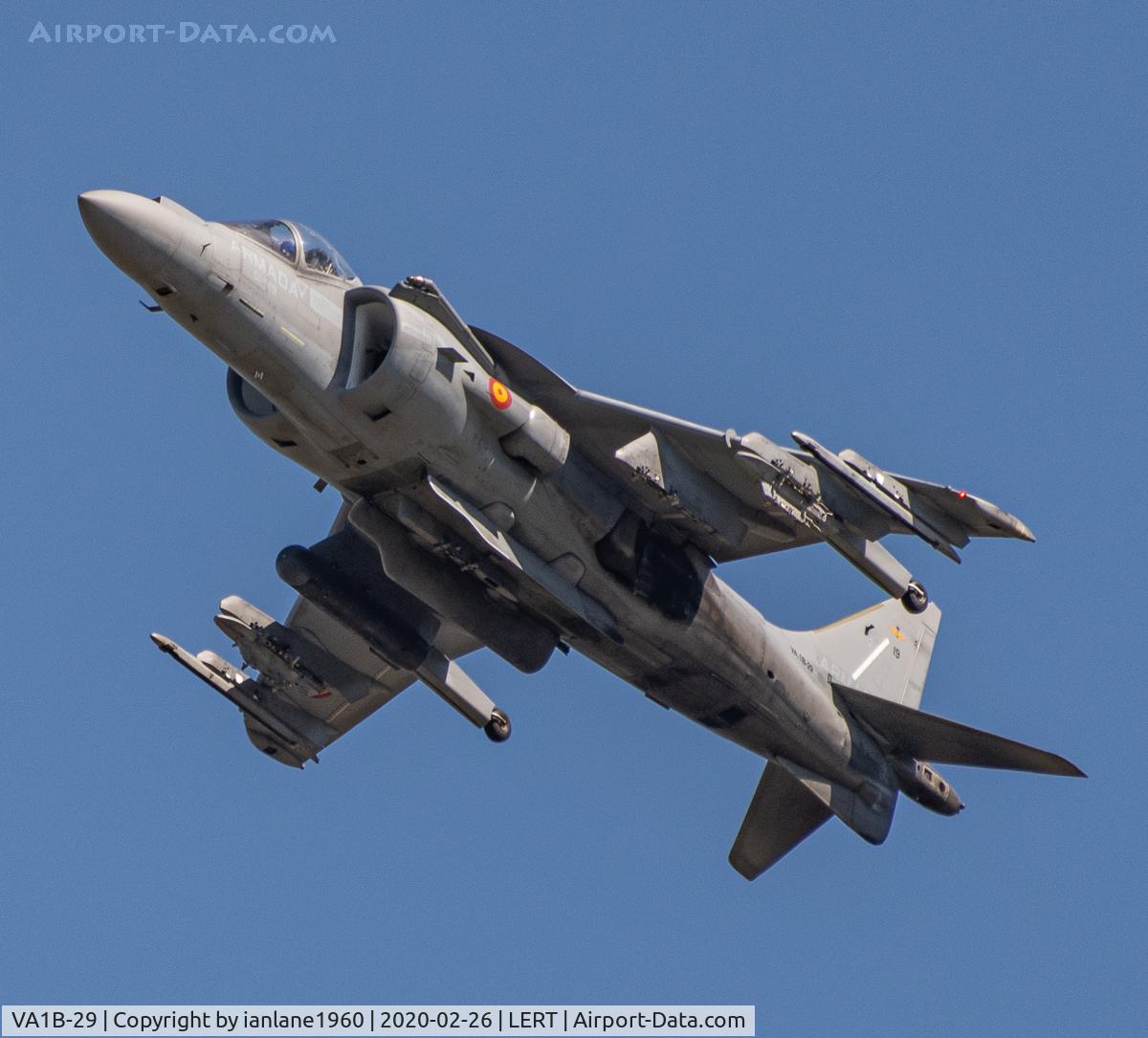 VA1B-29, McDonnell Douglas EAV-8B+ Matador II C/N E18/SP-06, At Rota Naval Air Station