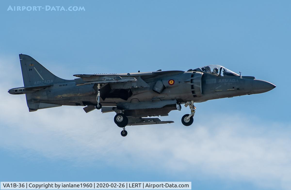 VA1B-36, McDonnell Douglas EAV-8B+ Matador II C/N SR2, At Rota Naval Air Station