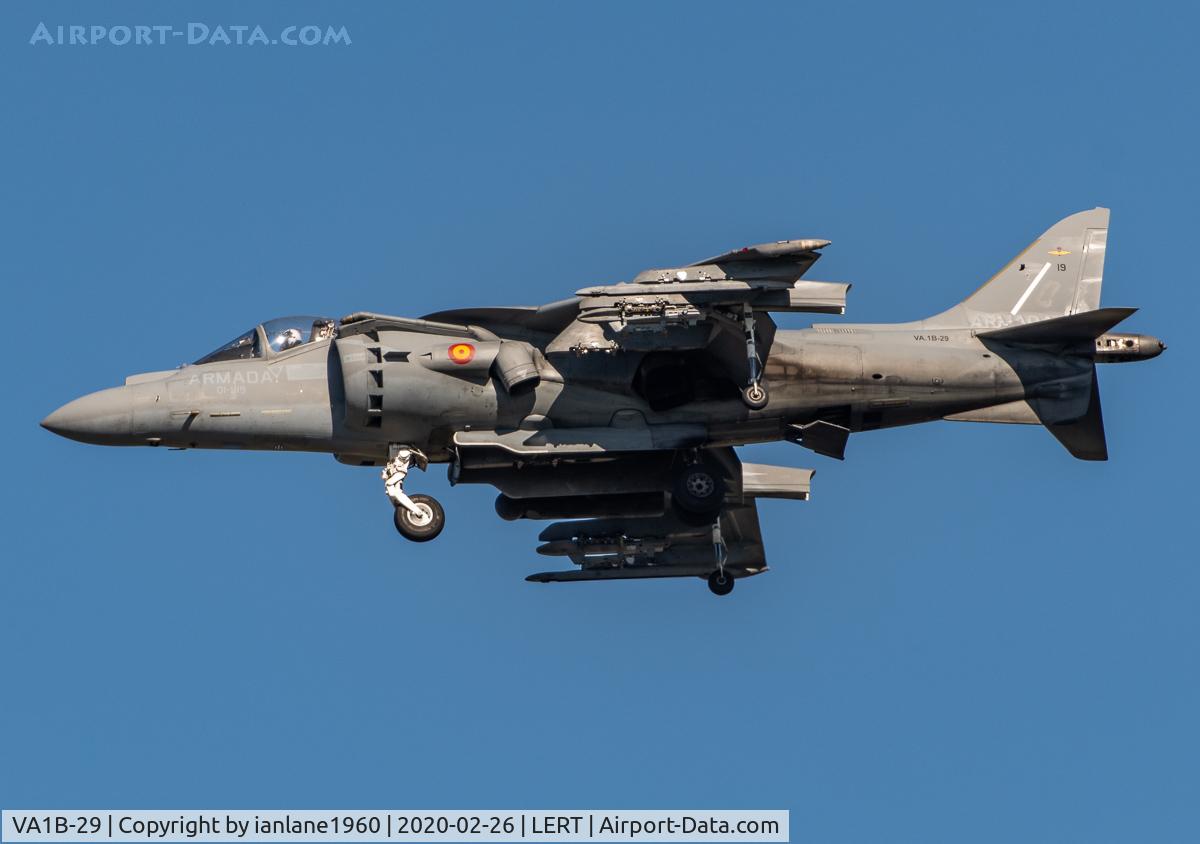 VA1B-29, McDonnell Douglas EAV-8B+ Matador II C/N E18/SP-06, At Rota Naval Air Station