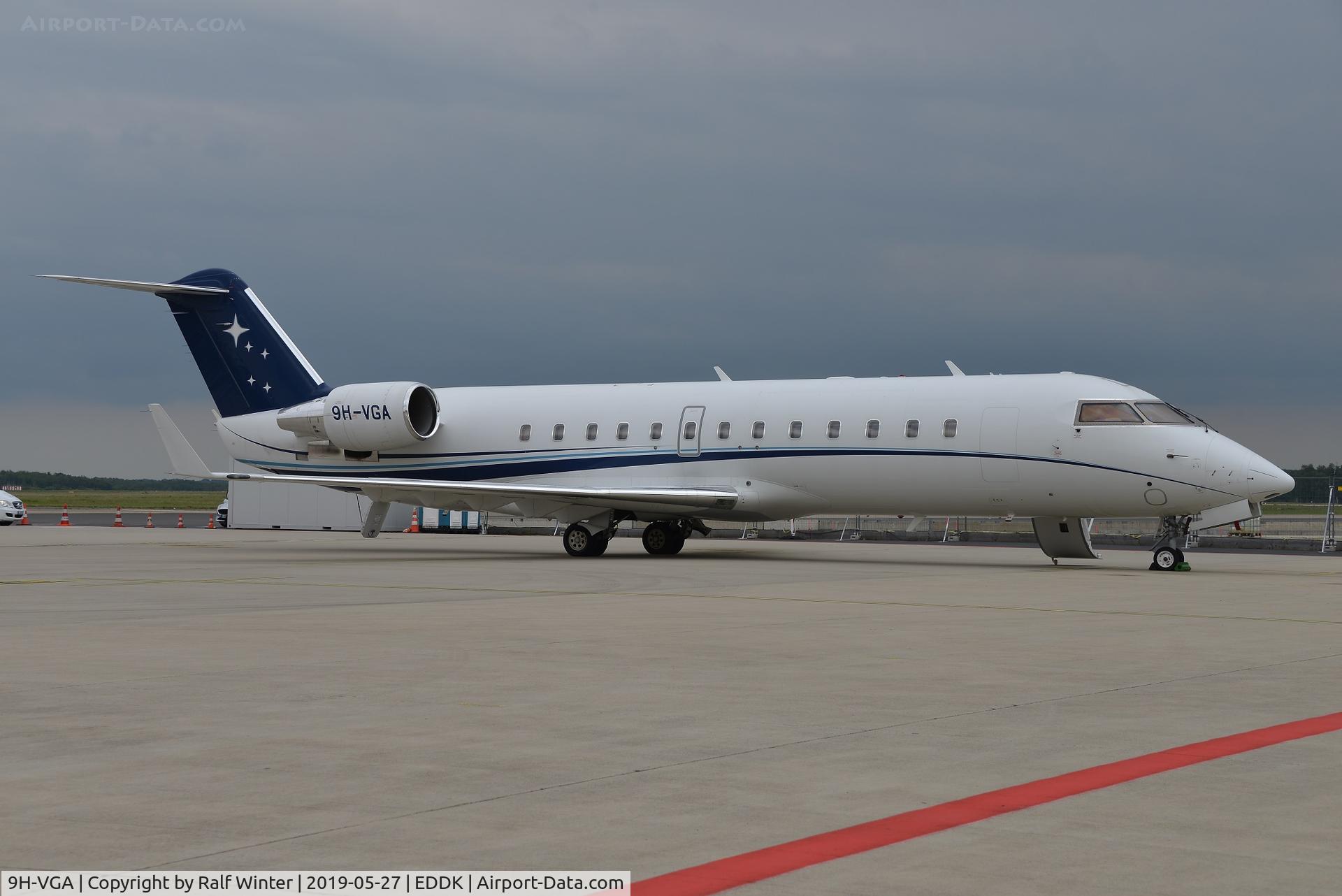 9H-VGA, 2007 Bombardier Challenger 850 (CL-600-2B19) C/N 8077, Bombardier CL-600-2B19 CRJ-200LR - HYP Hyperion Aviation - 8077 - 9H-VGA - 27.05.2019 - CGN
