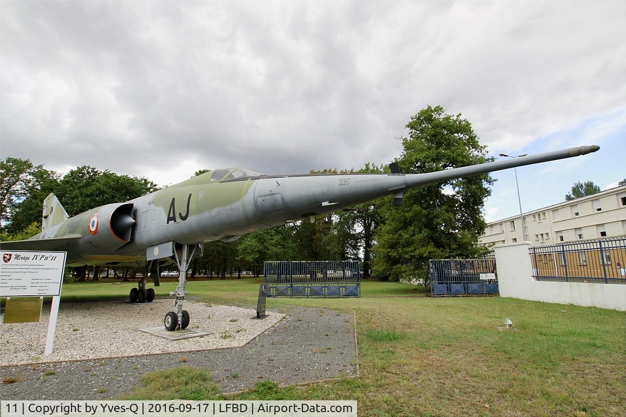 11, Dassault Mirage IVP C/N 11, Dassault Mirage IVP, Preserved at Bordeaux-Mérignac Air Base 106 (LFBD-BOD)