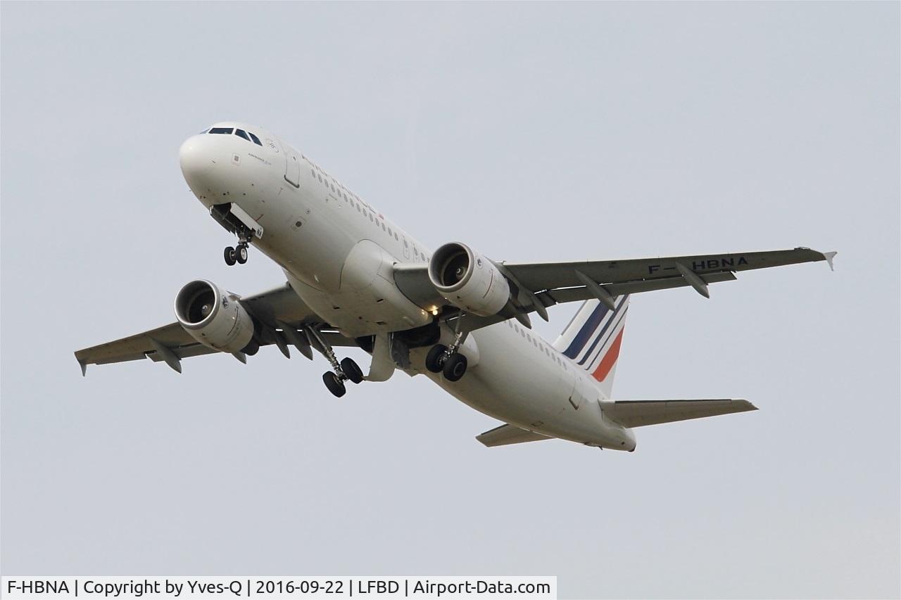 F-HBNA, 2010 Airbus A320-214 C/N 4335, Airbus A320-214, Take off rwy 23, Bordeaux Mérignac airport (LFBD-BOD)