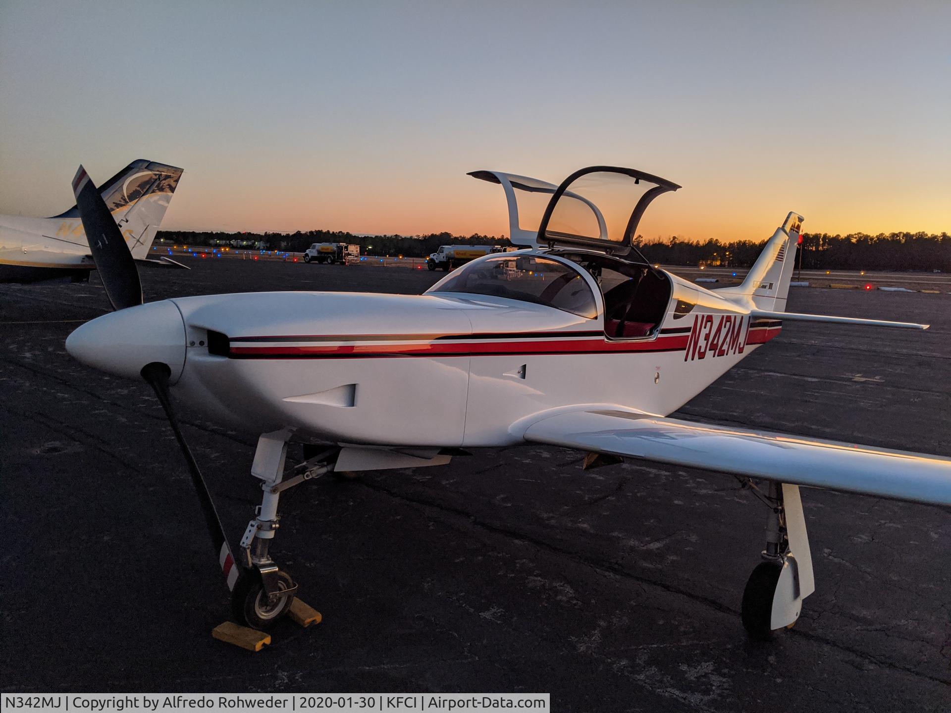 N342MJ, 1991 Stoddard-Hamilton Glasair III C/N 3144, Flying her back to her new home at KHEF