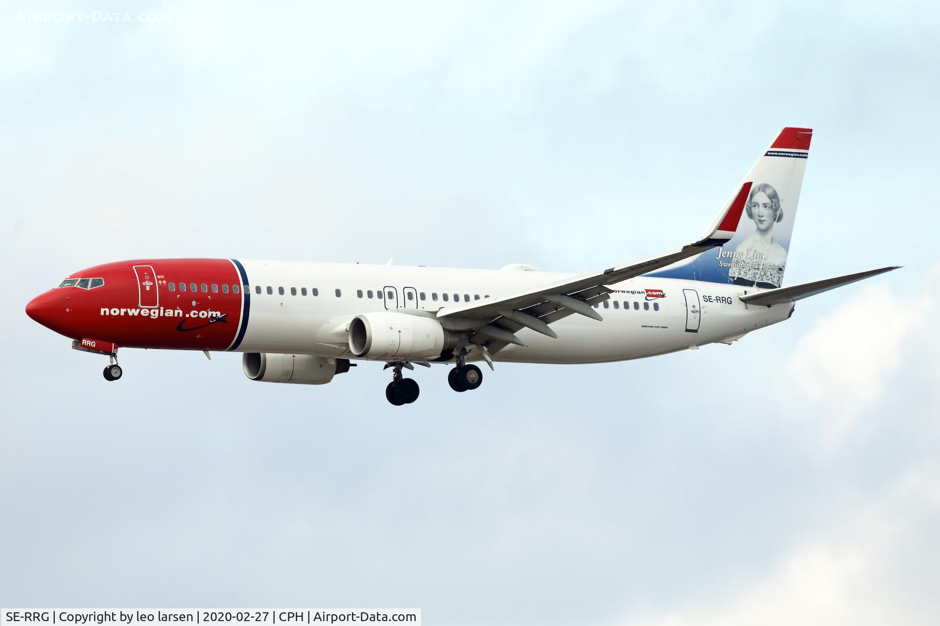 SE-RRG, 2010 Boeing 737-8JP C/N 39165, Copenhagen 27.2.2020. ex LN-DYG