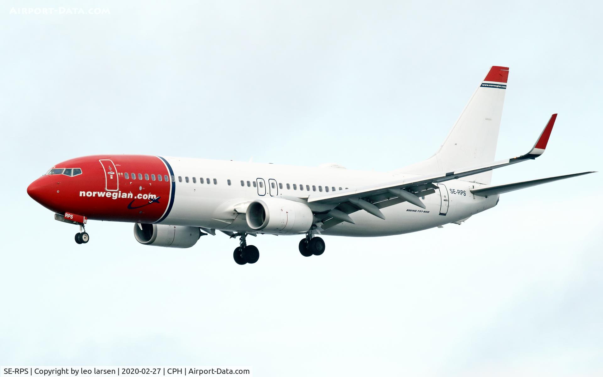 SE-RPS, 2015 Boeing 737-8JP C/N 41143, Copenhagen 27.2.2020