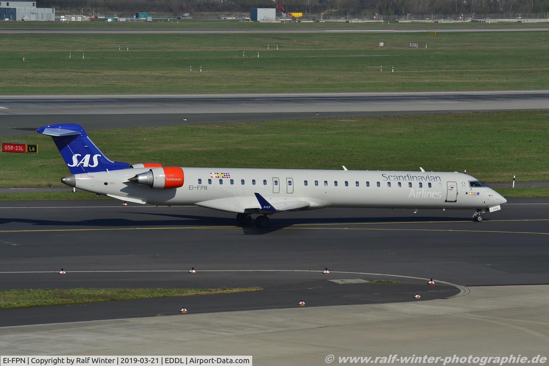 EI-FPN, 2017 Bombardier CRJ-900 (CL-600-2D24) C/N 15433, Bombardier CL-600-2D24 CRJ-900LR - SK SAS SAS Scandinavian Air System 'Menja Viking' - 15433 - EI-FPN - 21.03.2019 - DUS