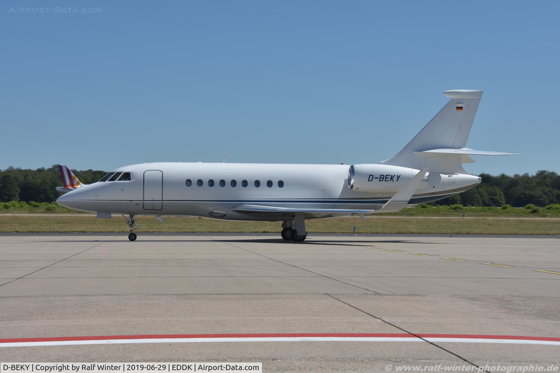 D-BEKY, 2009 Dassault Falcon 2000LX C/N 201, Dassault Falcon 2000EX - BASF AG - 201 - D-BEKY - 29.06.2019 - CGN