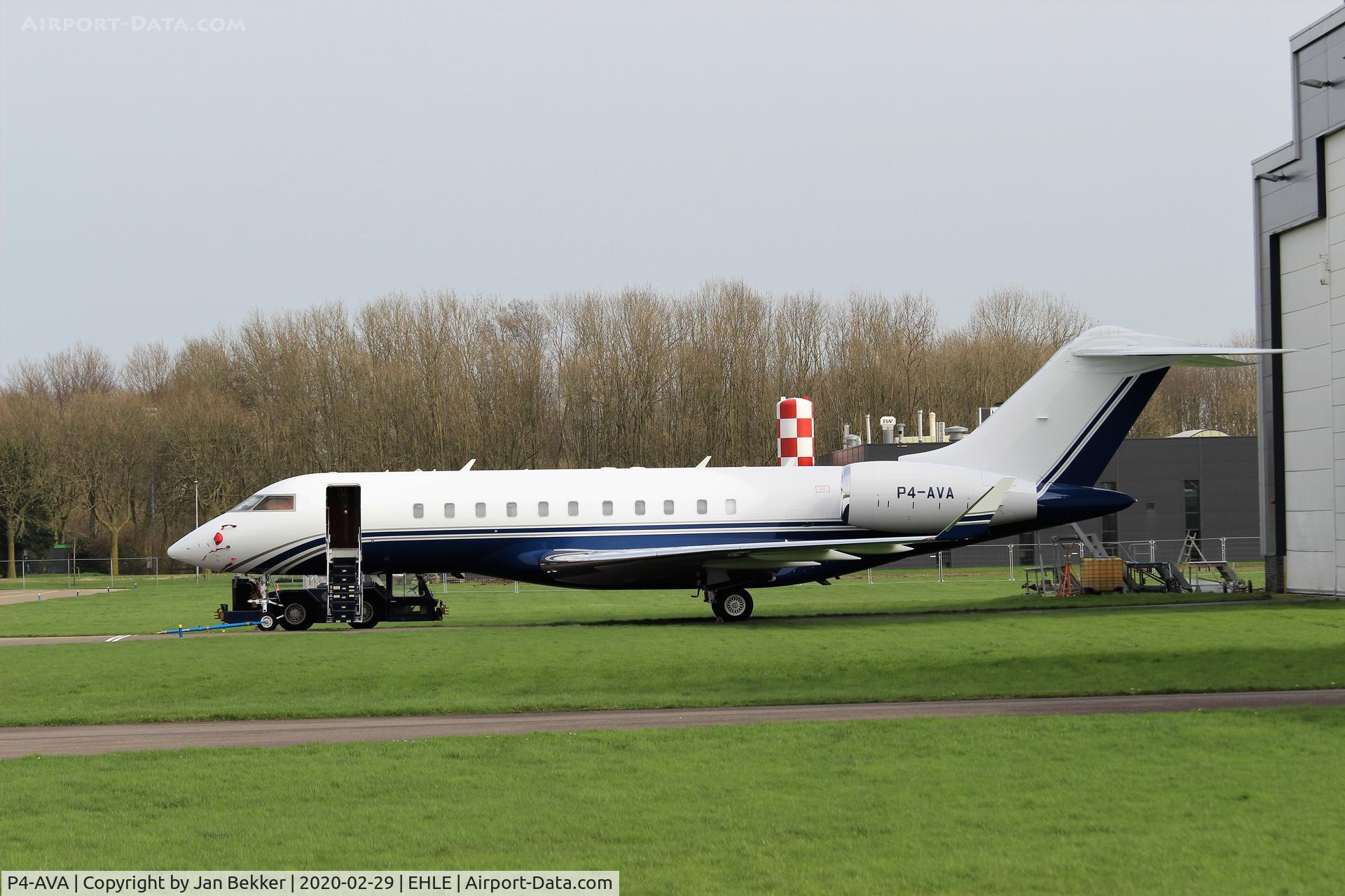 P4-AVA, Bombardier BD 700-1A10 Global Express C/N 9334, Lelystad Airport
