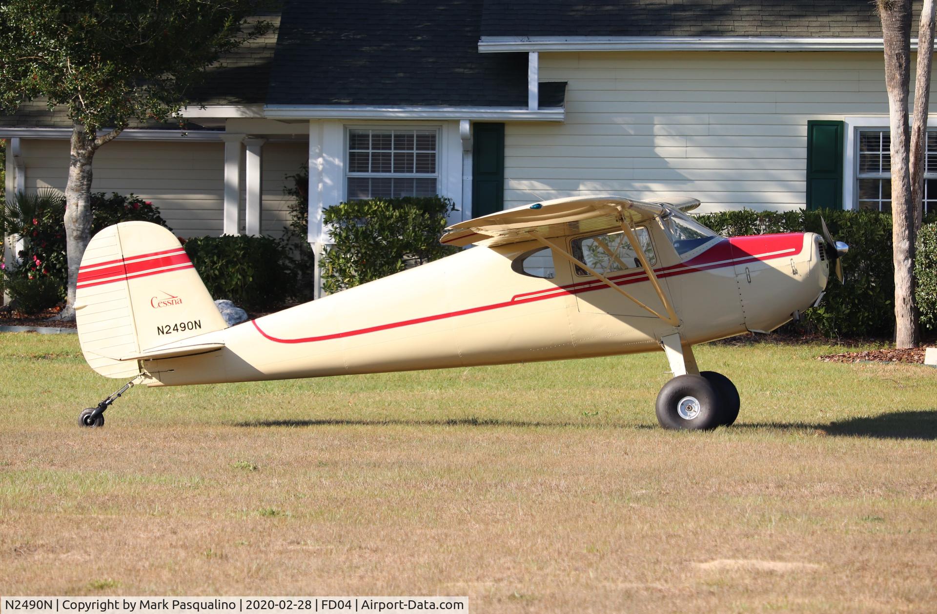 N2490N, 1947 Cessna 120 C/N 12743, Cessna 120
