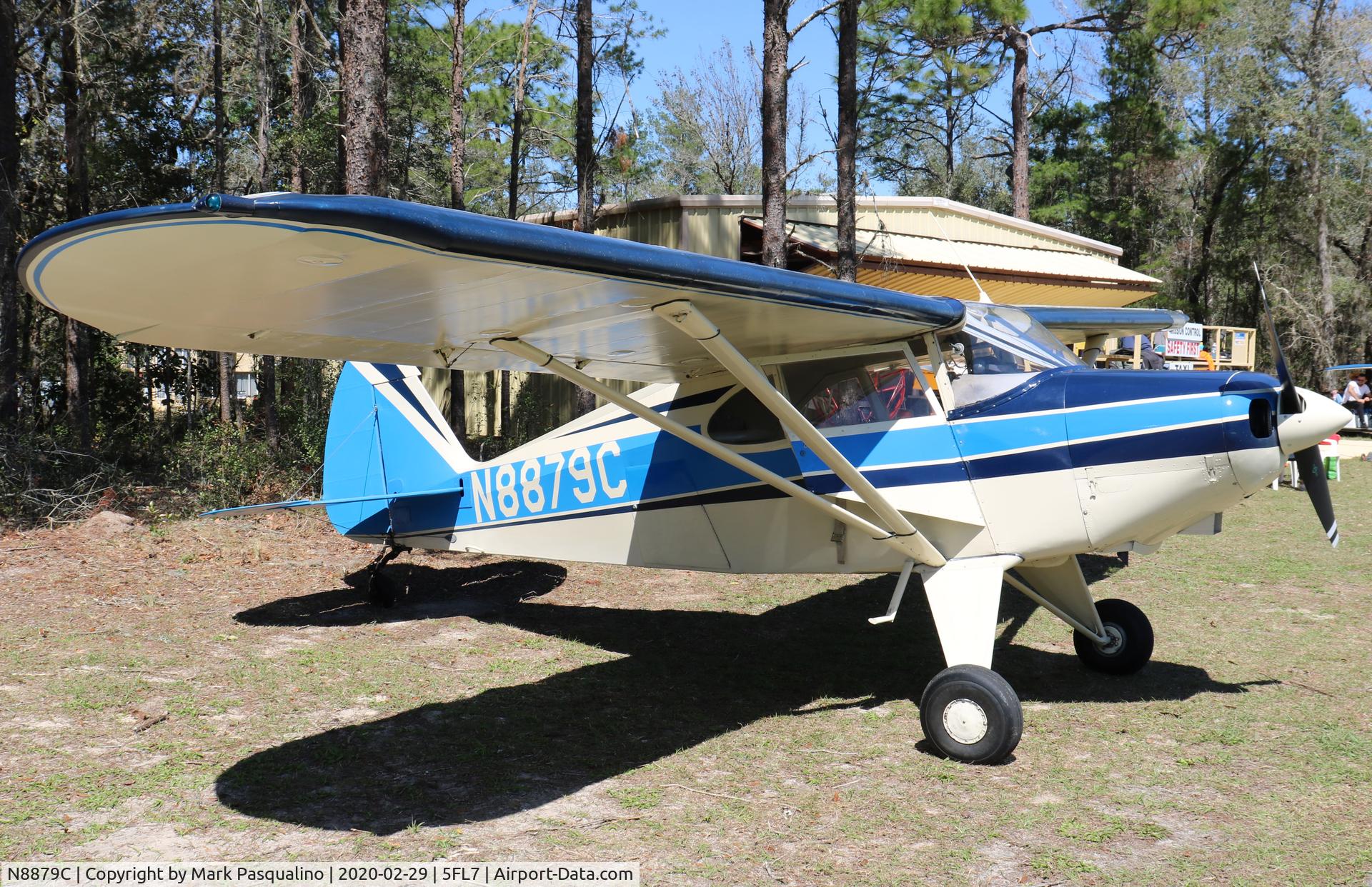 N8879C, 1953 Piper PA-22-135 Tri-Pacer C/N 22-1489, Piper PA-22-135
