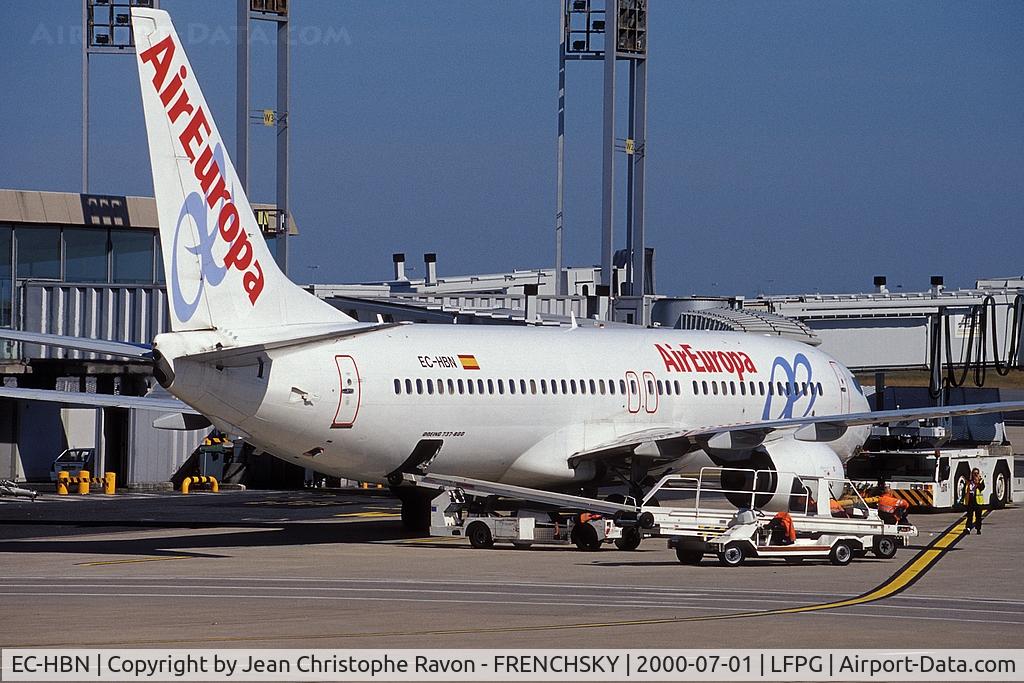 EC-HBN, 1999 Boeing 737-85P C/N 28383, 