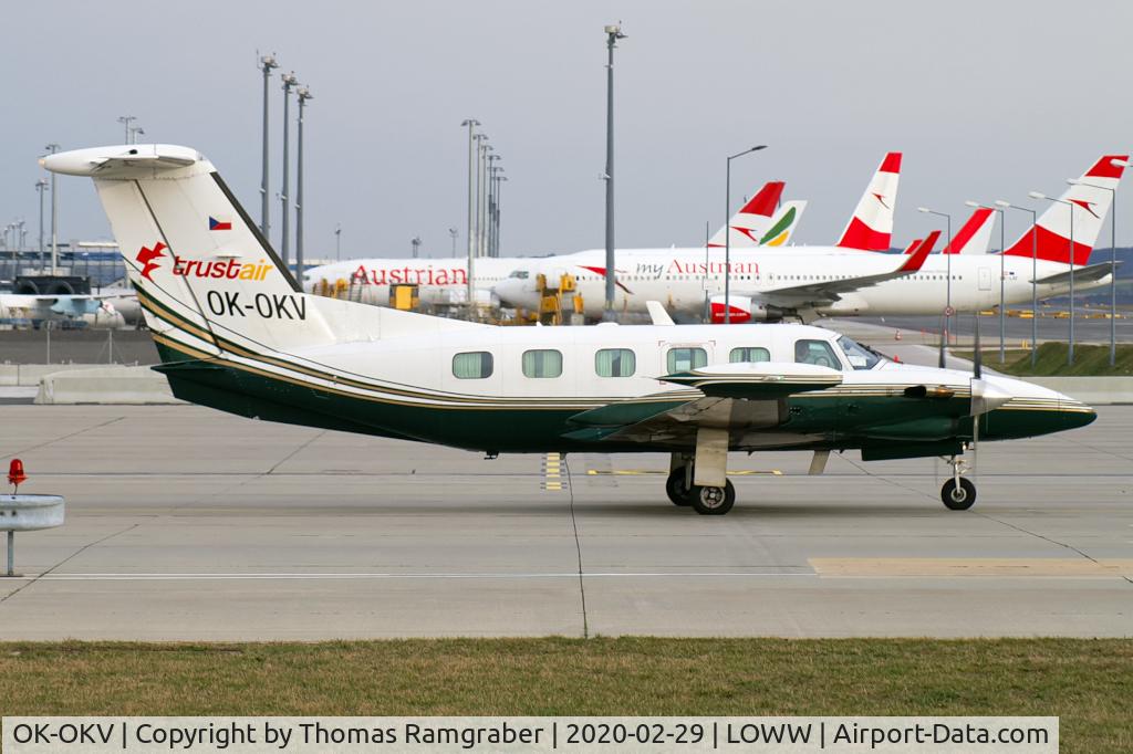 OK-OKV, 1981 Piper PA-42 Cheyenne III C/N 42-8001011, Air Bohemia Piper PA-42 Cheyenne III (Trustair titles)