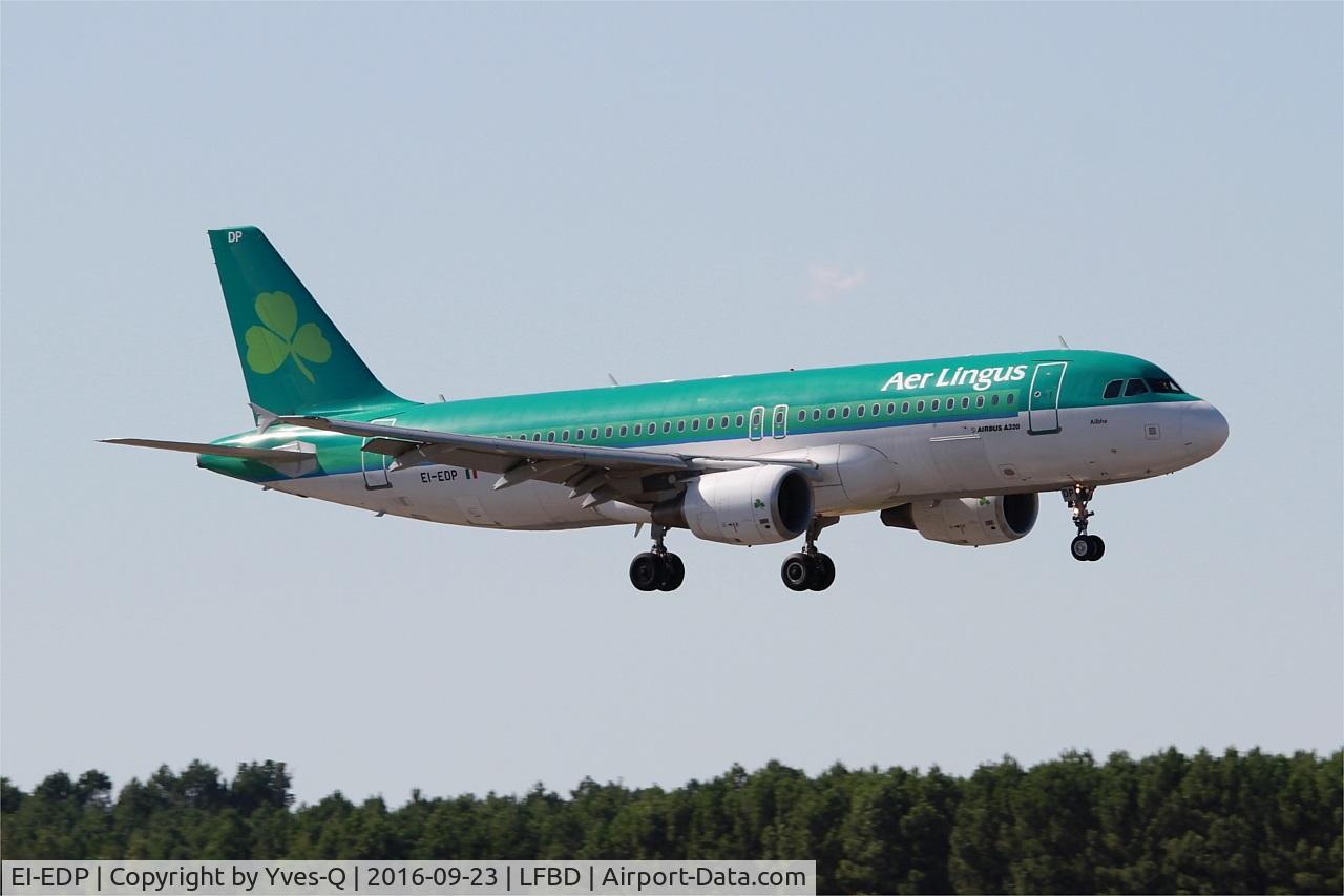 EI-EDP, 2009 Airbus A320-216 C/N 3781, Airbus A320-216, On final rwy 05, Bordeaux Mérignac airport (LFBD-BOD)